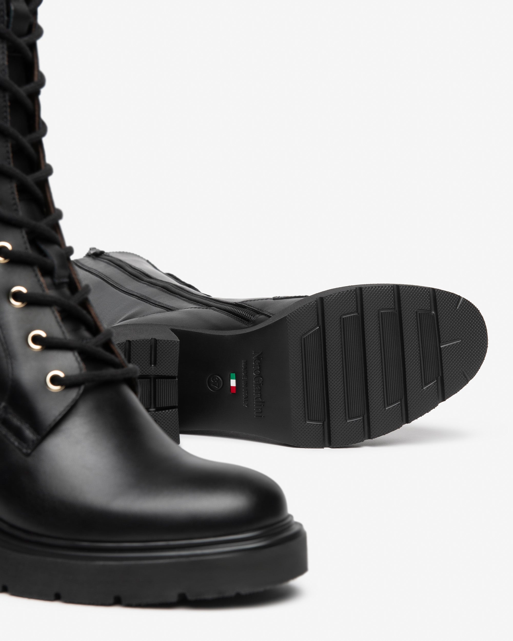 Nerogiardini Bottes Femme Cuir Technique Talon 85 mm