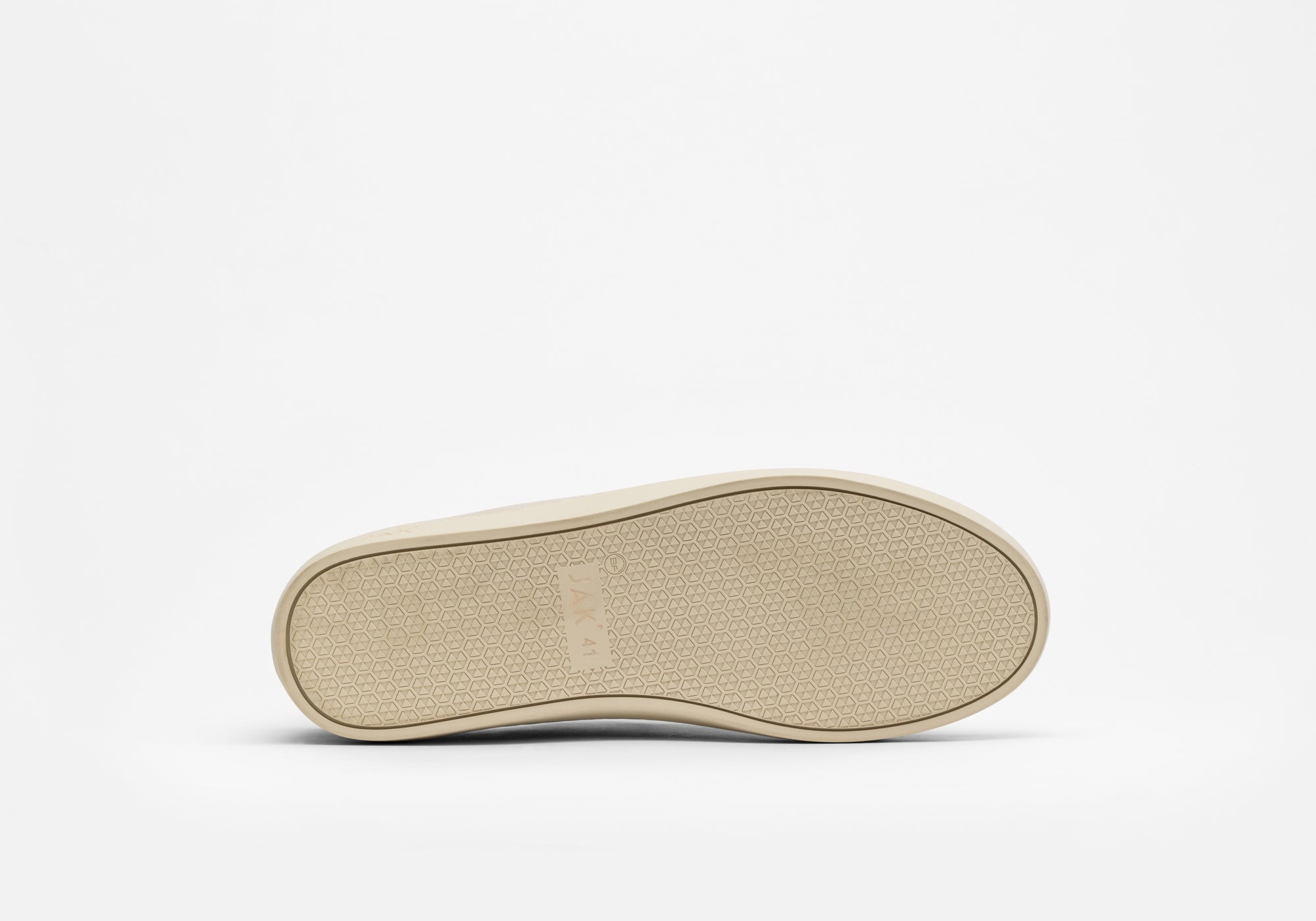 JAK Atom Cream sneakers cuir crème une pièce