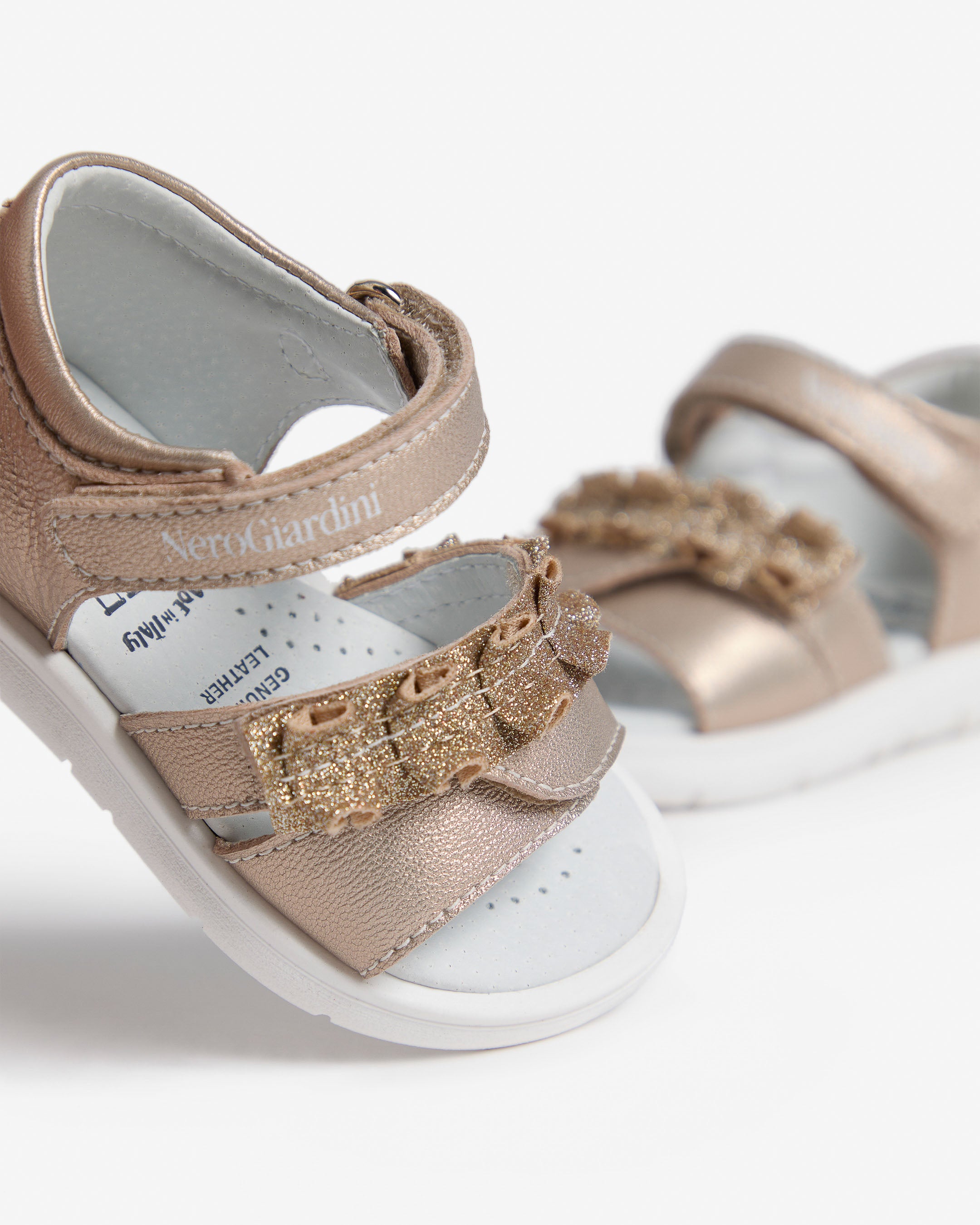 Nerogiardini Sandales Junior Fille Cuir 19-24 Été