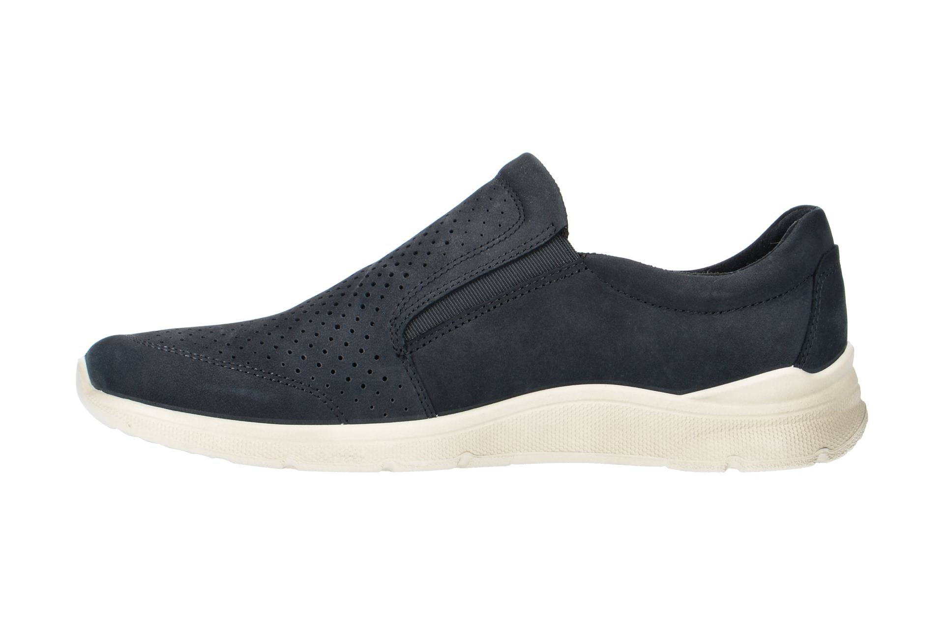 ECCO Irving basket homme navy cuir