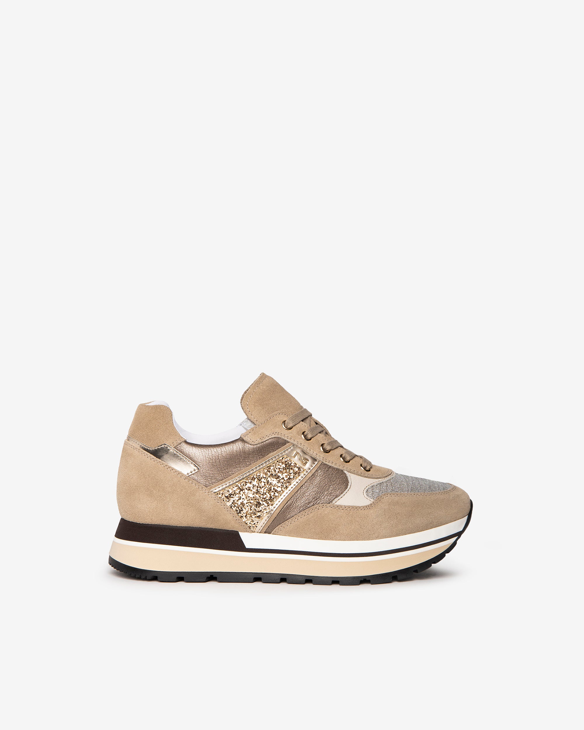 NeroGiardini Sneakers femme cuir velours confort