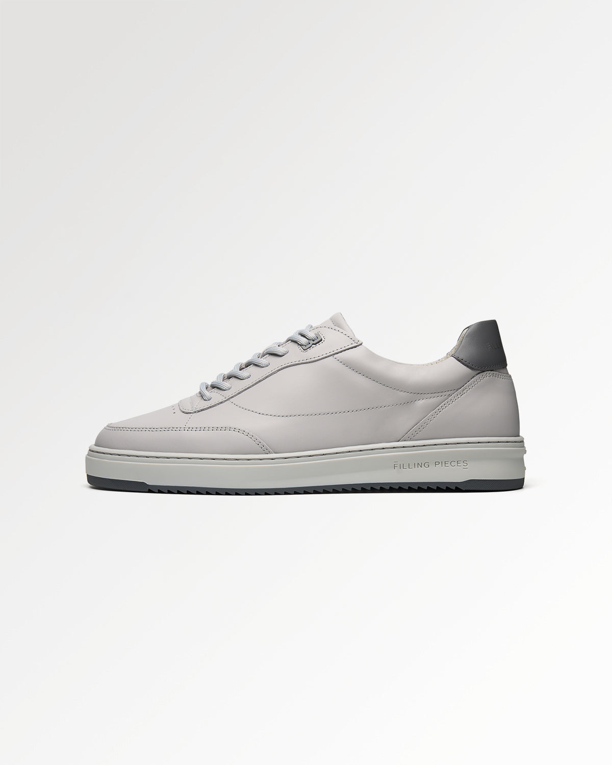 Filling Pieces Mondo Trim All Grey sneakers gris cuir