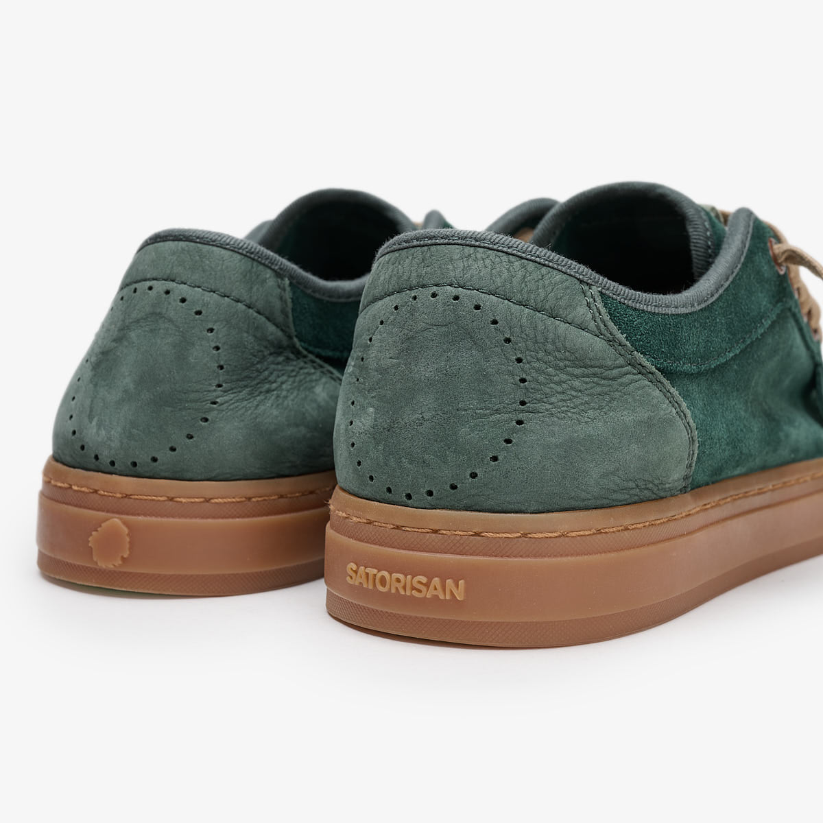 Satorisan Heisei Suede sneakers daim Dry Seaweed