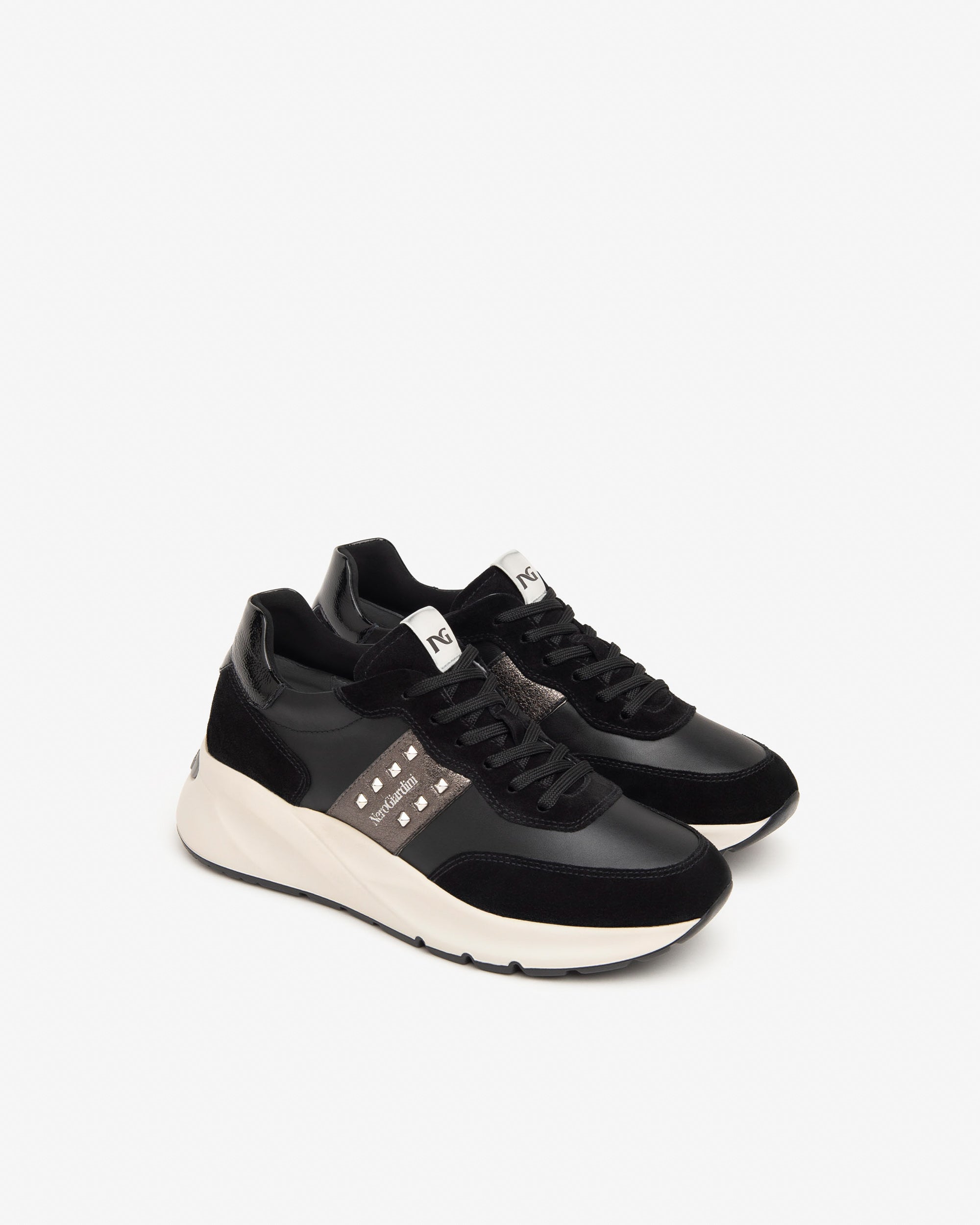 NeroGiardini Sneakers Femme Velours Cuir du 35 au 41