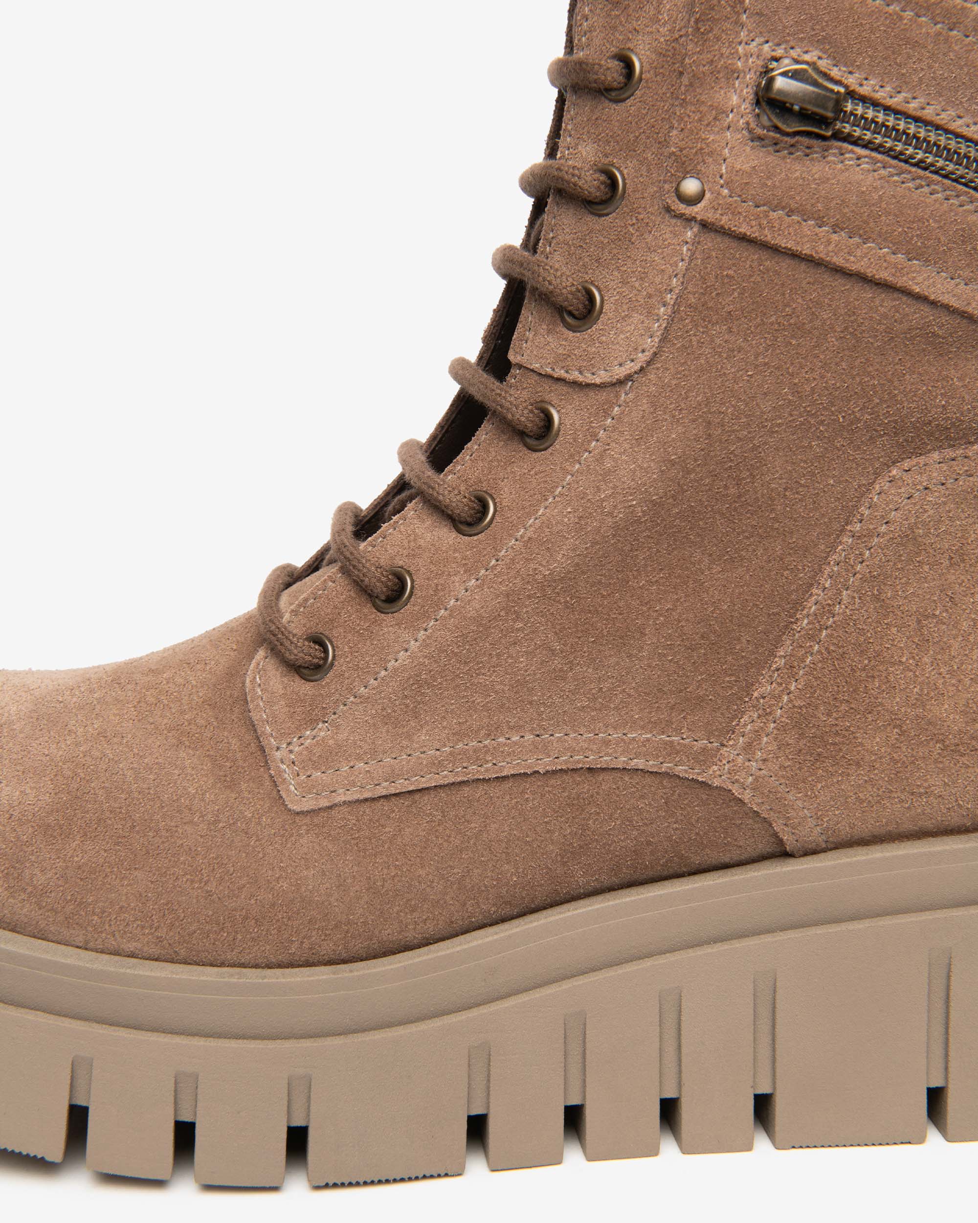 NeroGiardini Bottines Motardes Femme Cuir Velours 55 mm