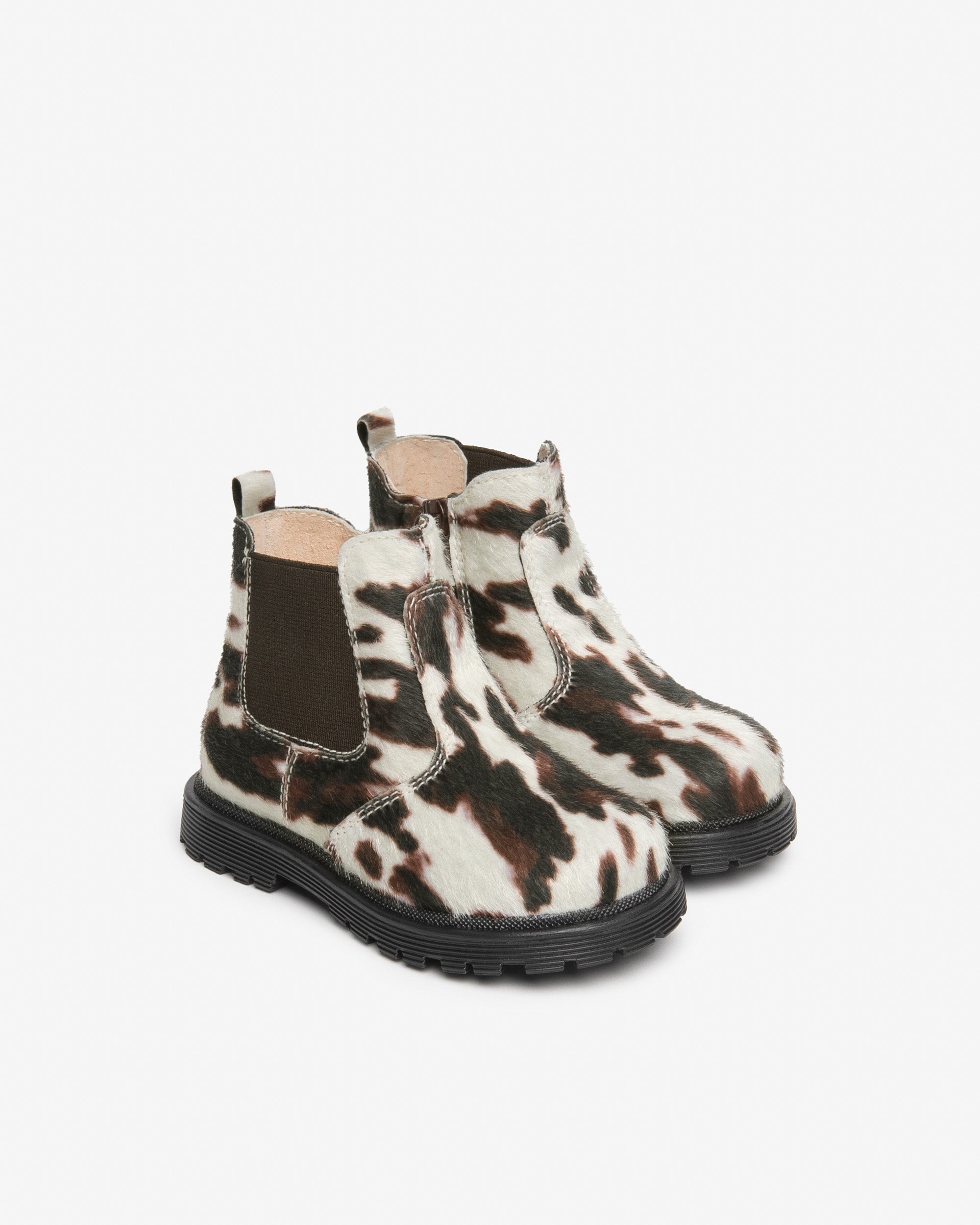 NeroGiardini Bottines Junior Fille Animalier Zip 19-24