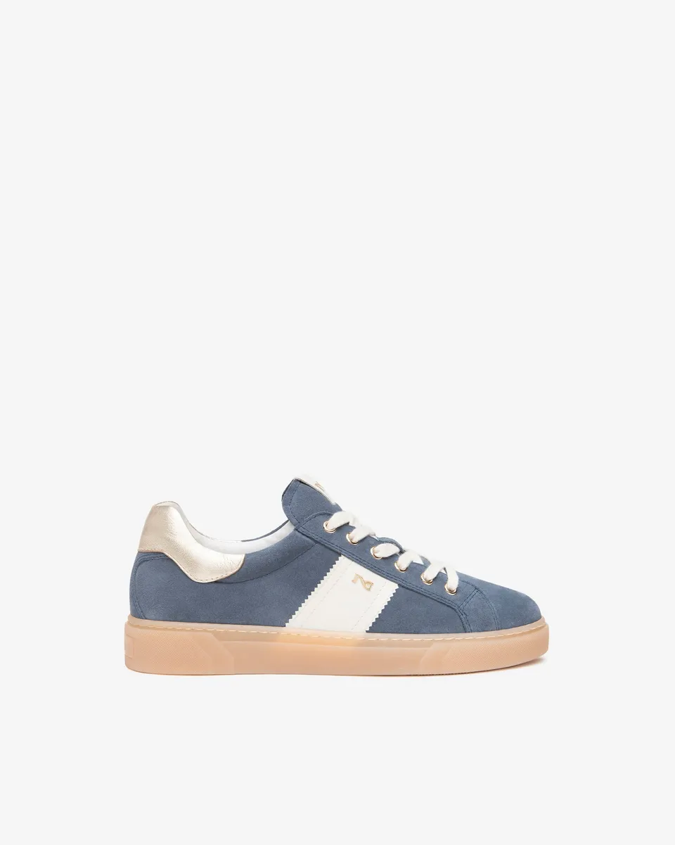NeroGiardini Sneakers Femme Cuir Velours Baskets Confort