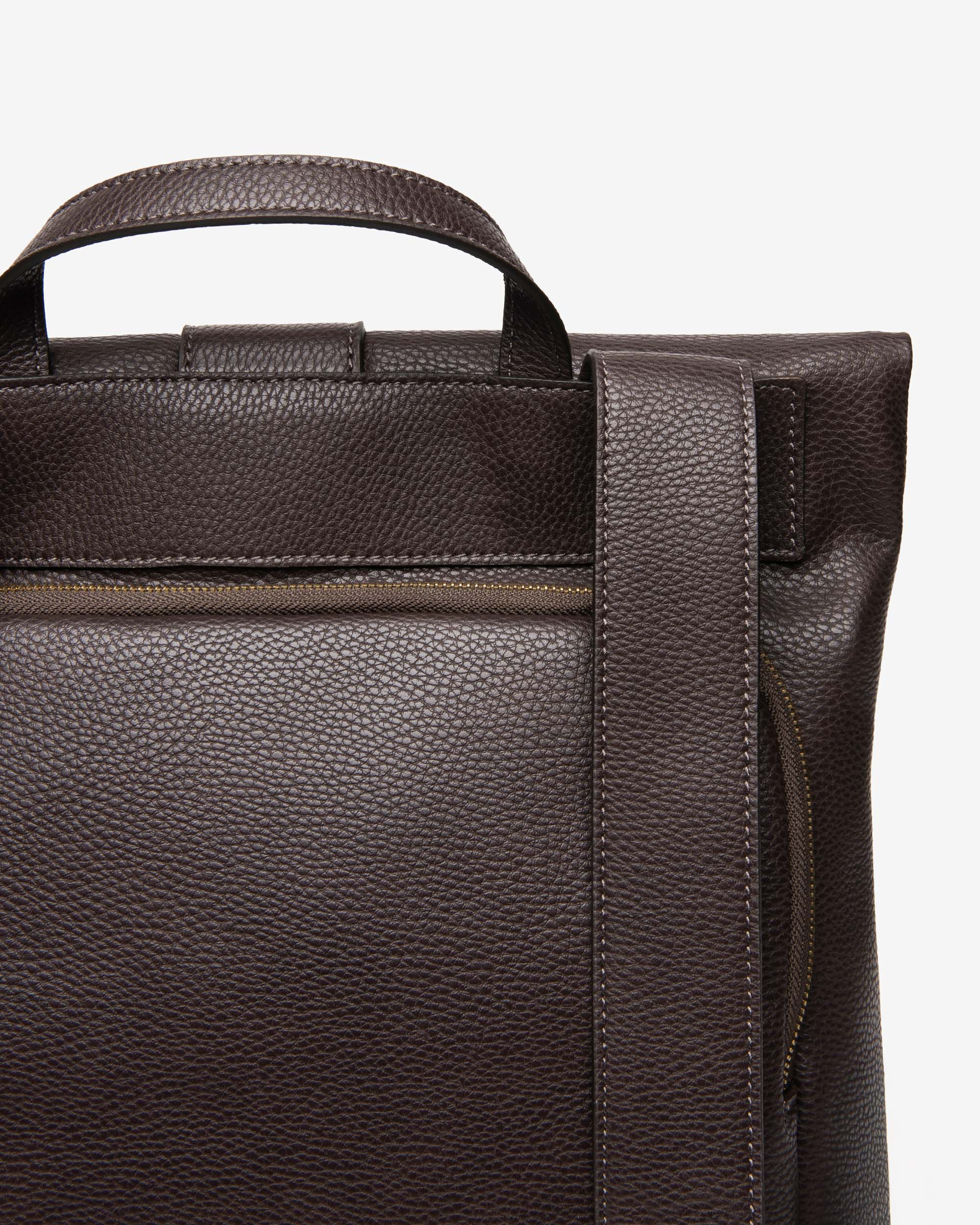NeroGiardini Sacs Sac à Dos Homme Cuir Grainé PZ
