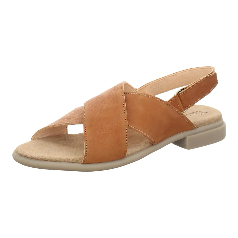 Think Kamaa sandale femme noir cuir
