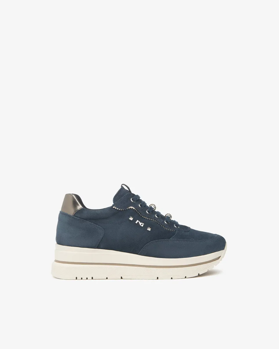 NeroGiardini Sneakers Femme Cuir Velours Memory Taille 38