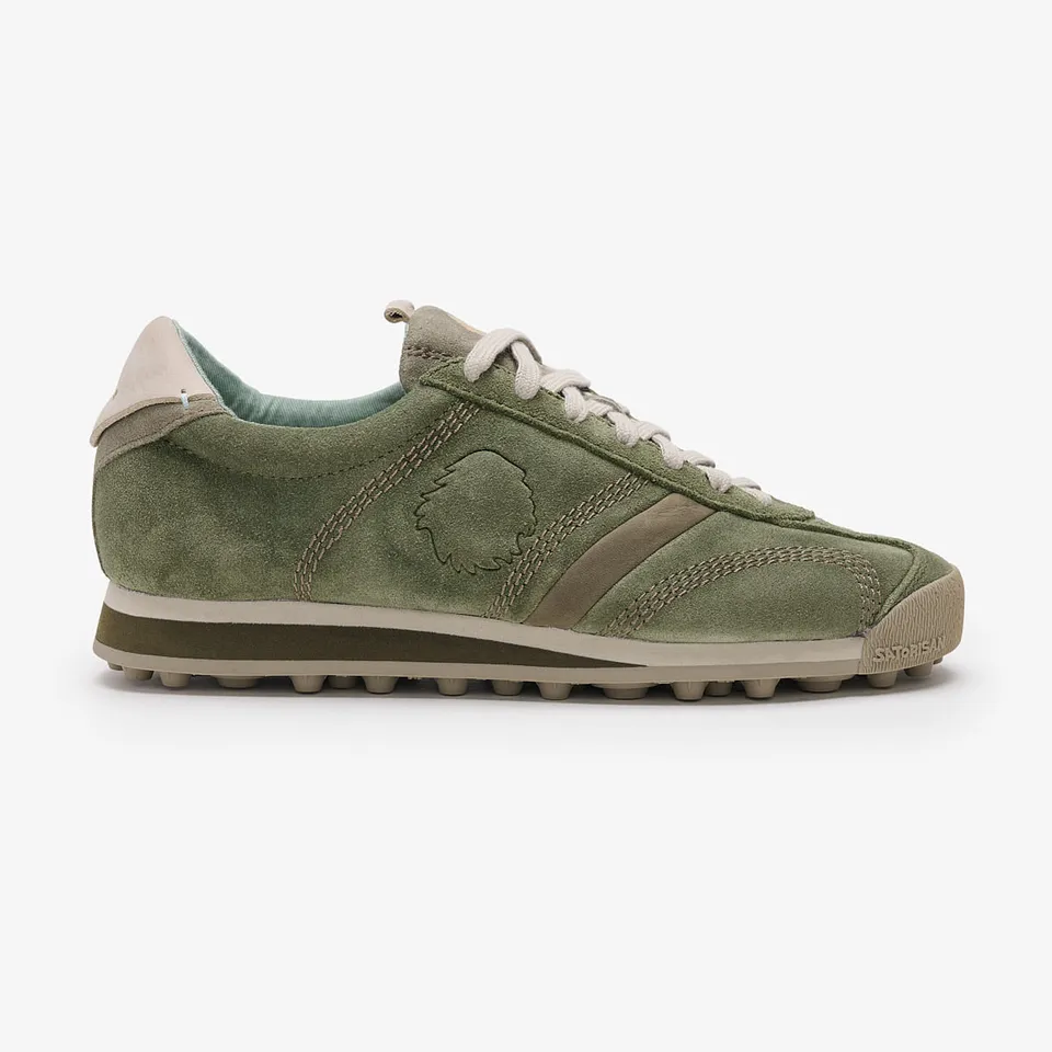Satorisan Stardust Suede baskets daim Rush Green