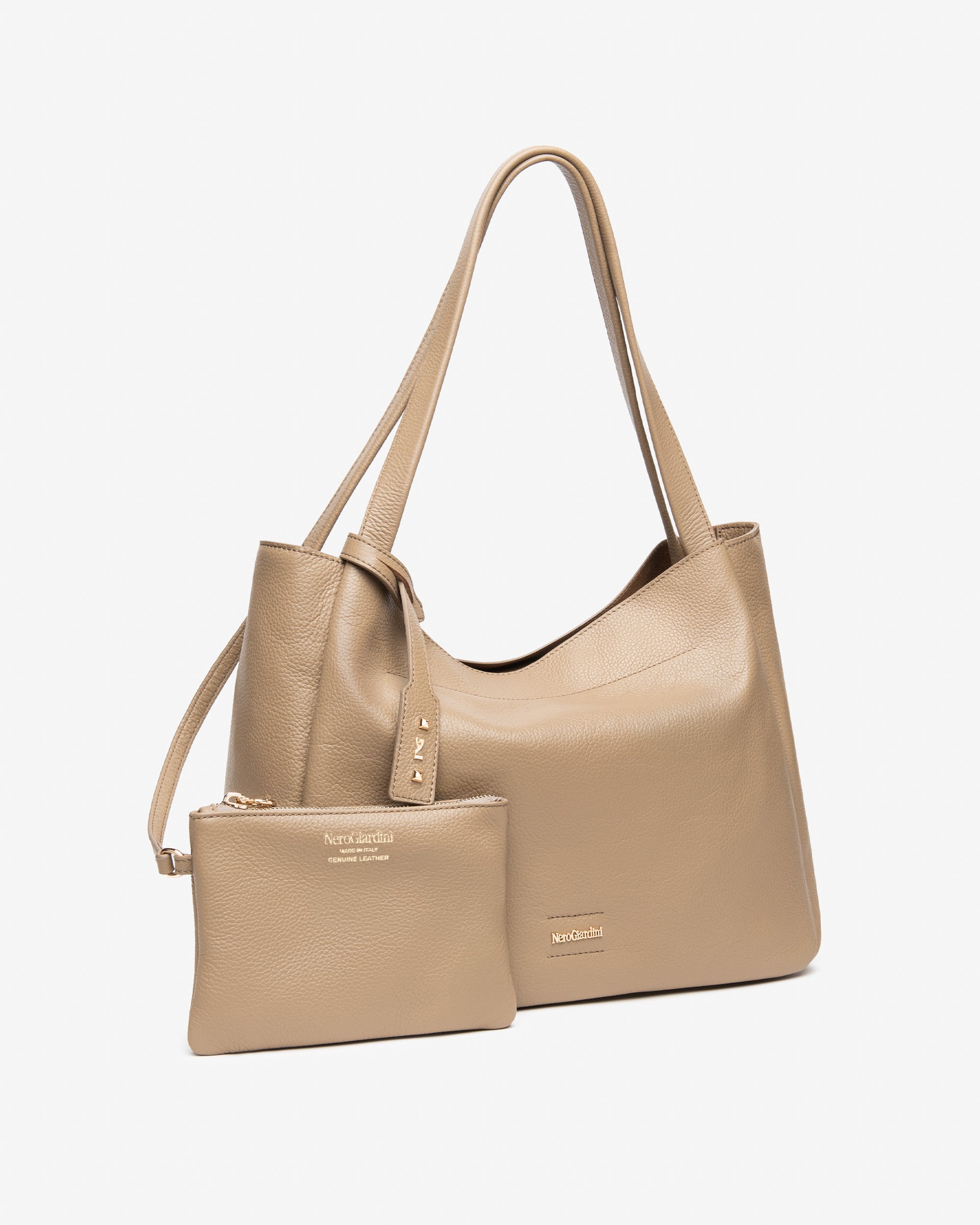 NeroGiardini Sacs Besace Femme Cuir Hobo Italie