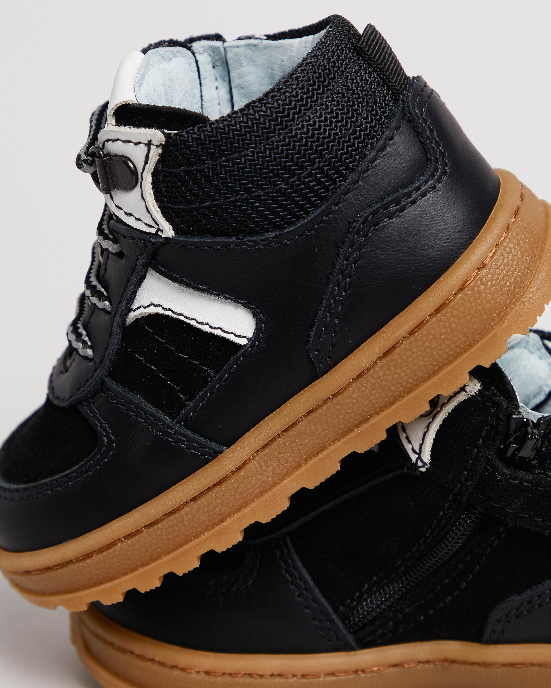 NeroGiardini Bottines Junior Garçon Cuir Toile