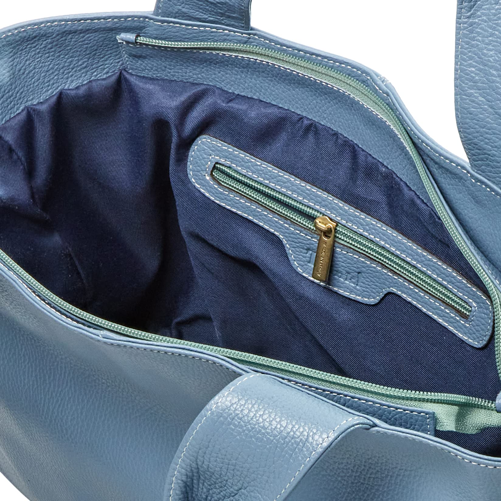 Think 3-000800 sac bandoulière cuir denim taille unique