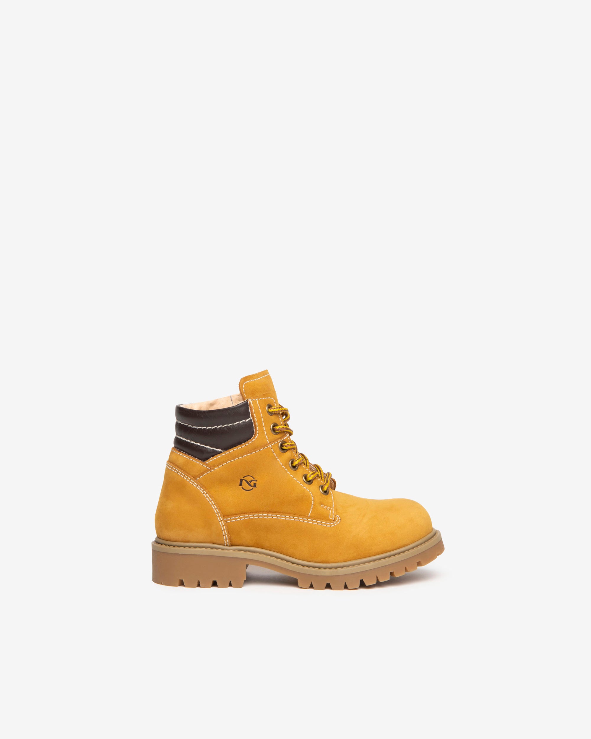 NeroGiardini Bottines garçon cuir lacets zip