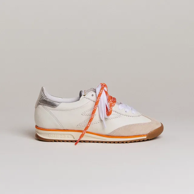 SMR Semerdjian Joyce D187 basket running blanc orange