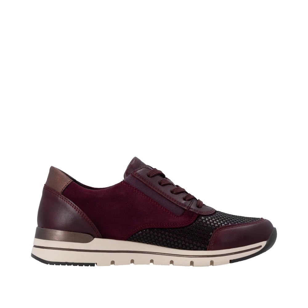 Remonte R6714 baskets femme Rouge stretch largeur confort