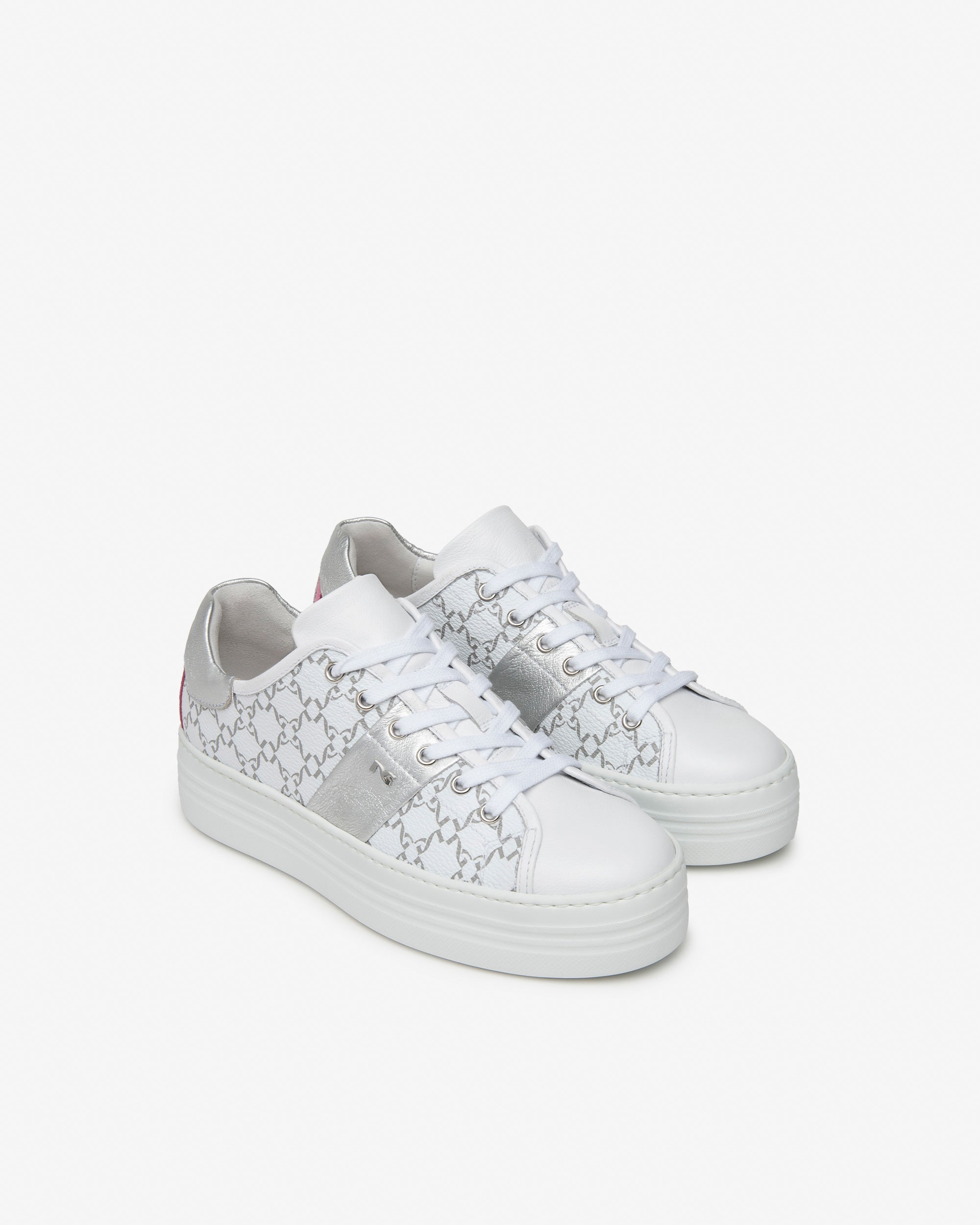 NeroGiardini Sneakers Femme Cuir Tissu Technique Été