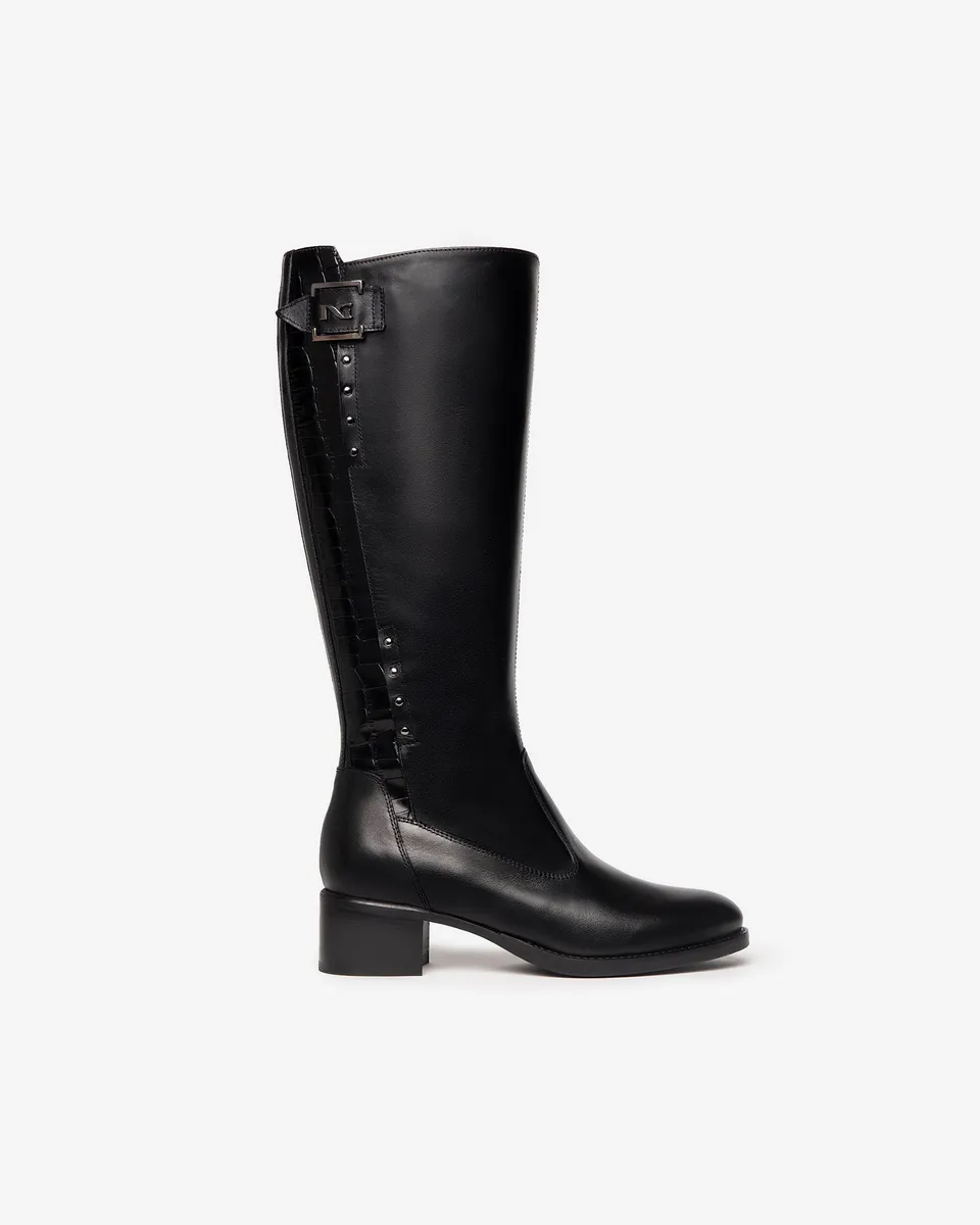 Nerogiardini Bottes Femme bottes cuir DryGo hiver