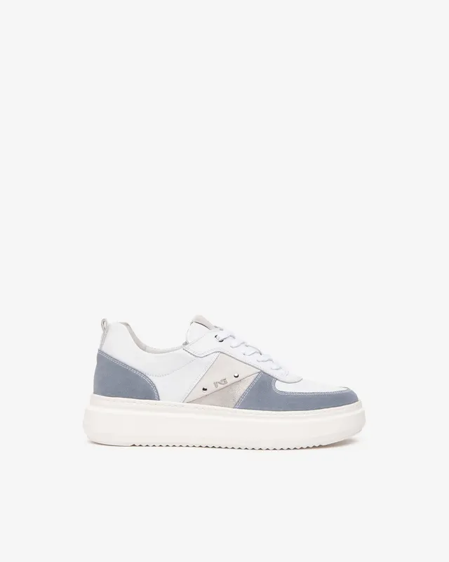 Nerogiardini Sneakers Femme Cuir Sneakers Velours 4 cm
