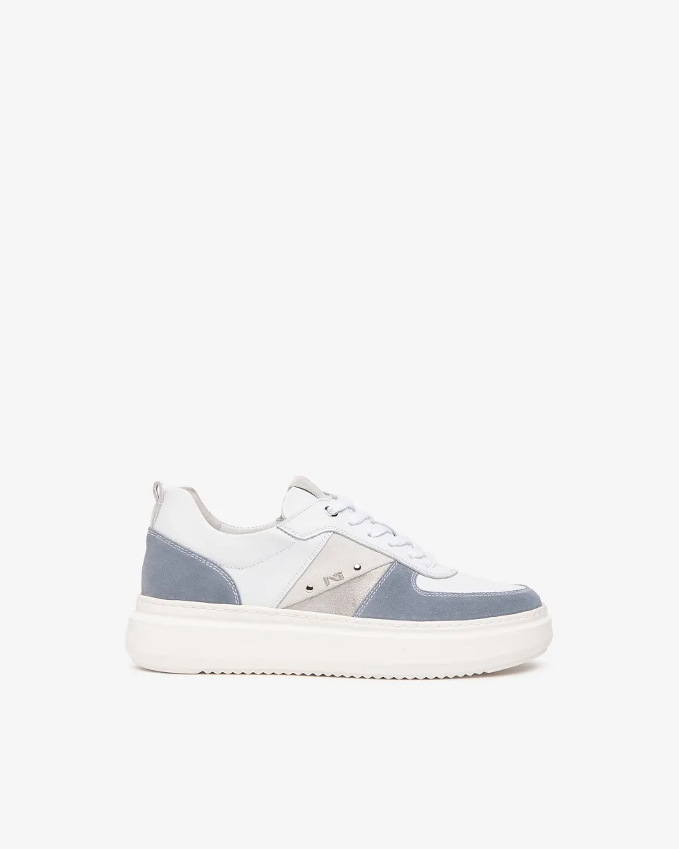 Nerogiardini Sneakers Femme Cuir Sneakers Velours 4 cm