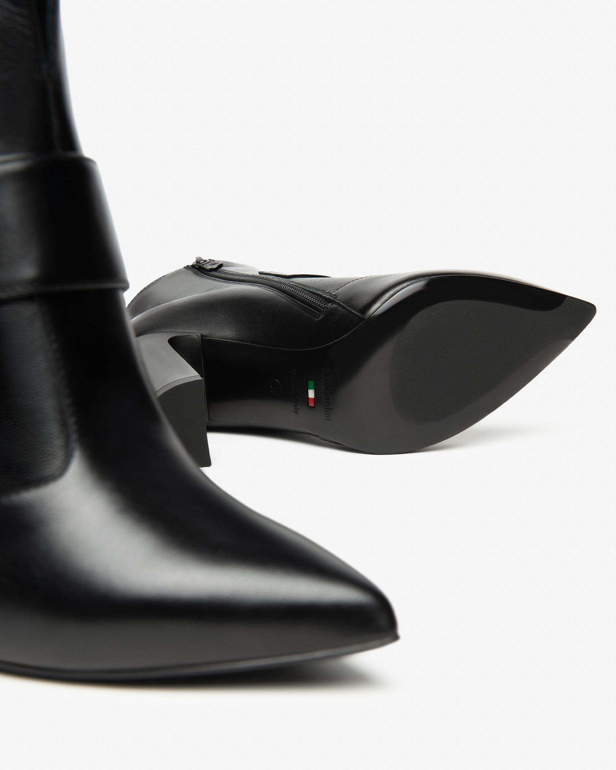 NeroGiardini Bottines Femme en Cuir Premium Made in Italy