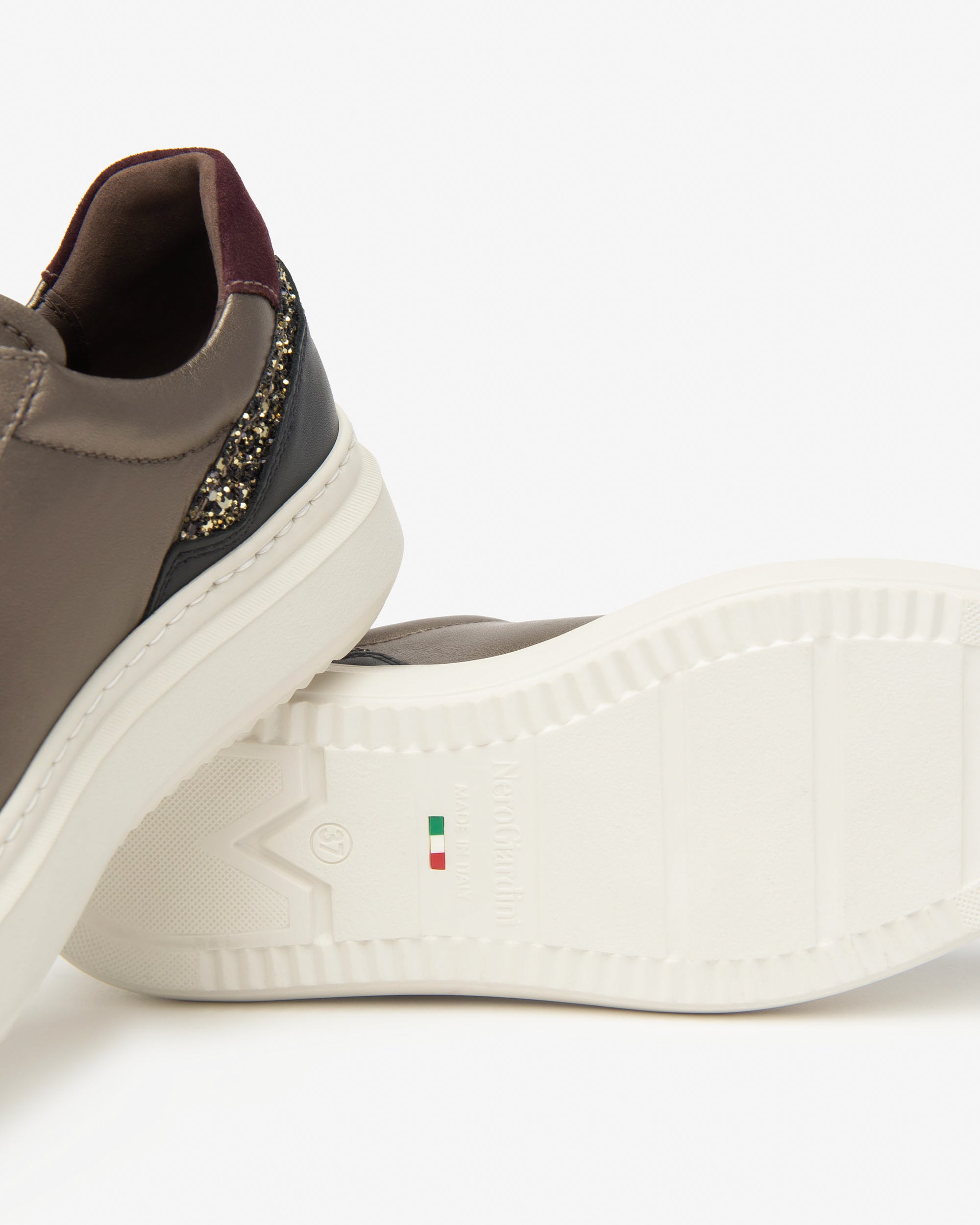 NeroGiardini Sneakers Femme Cuir Velours Memory Hiver