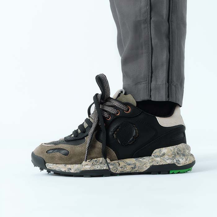 Satorisan Chacrona Pull Up baskets Black cuir homme