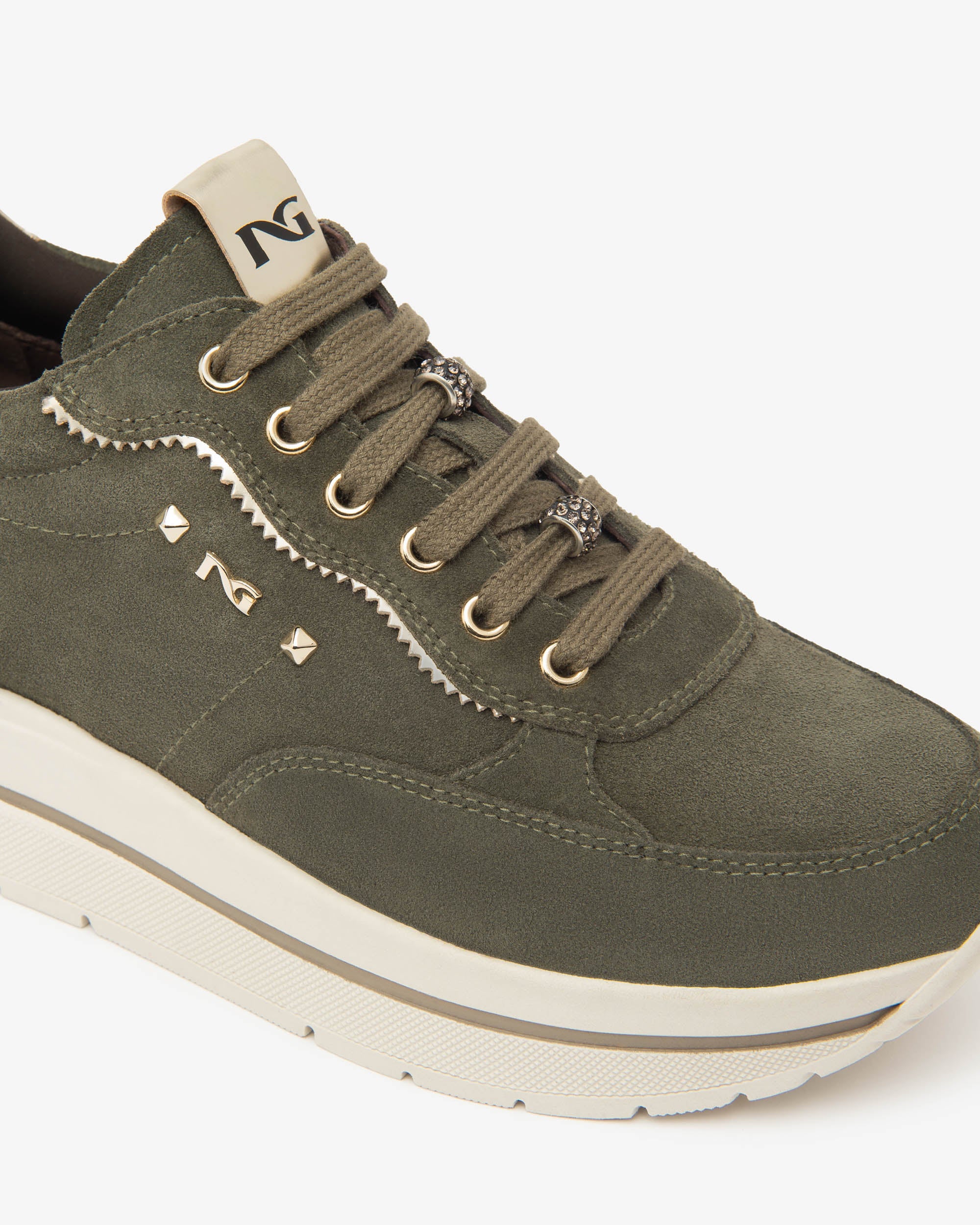 NeroGiardini Sneakers Femme Cuir Velours Confort DryGo