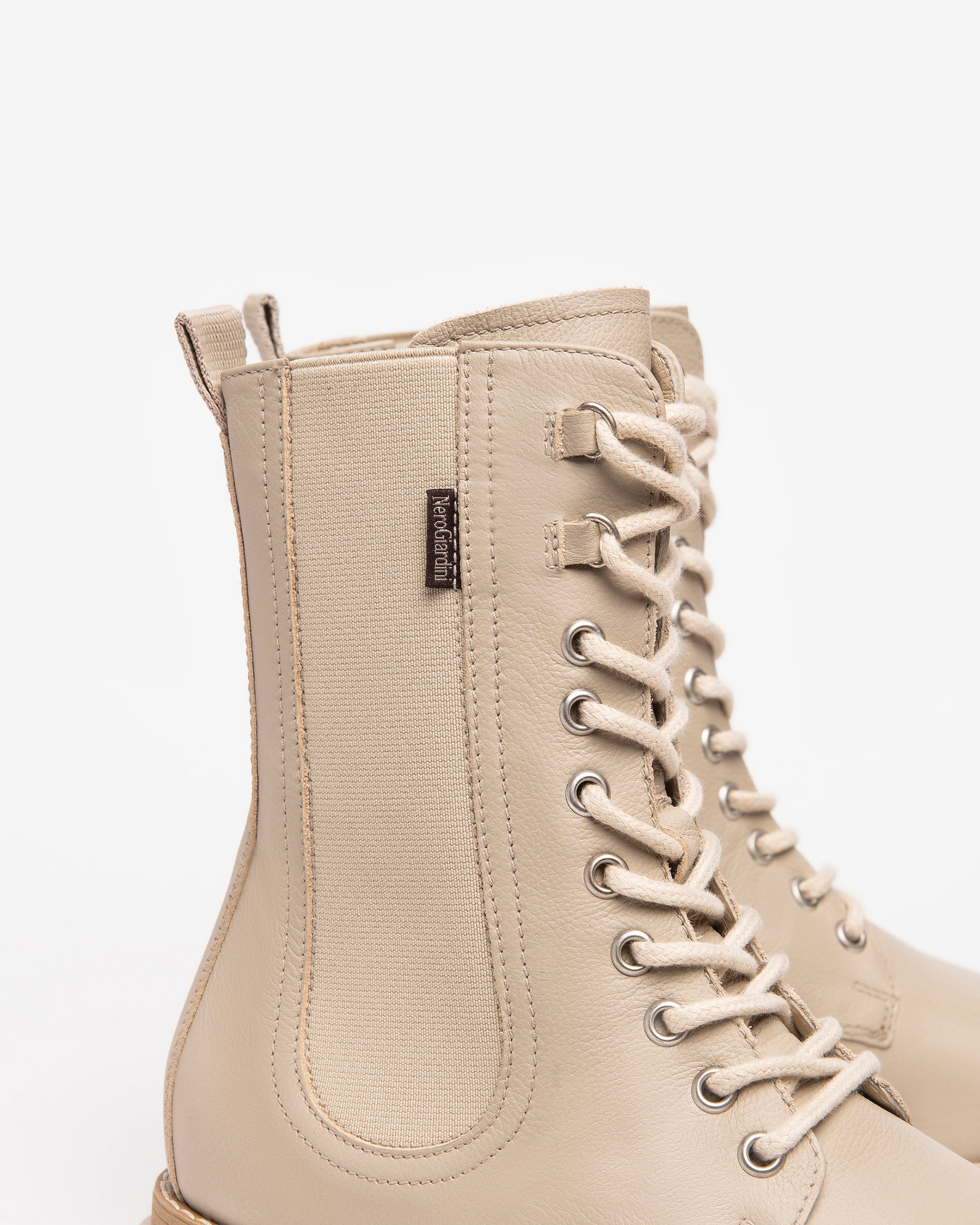 NeroGiardini Bottines Femme Cuir Combat Hiver