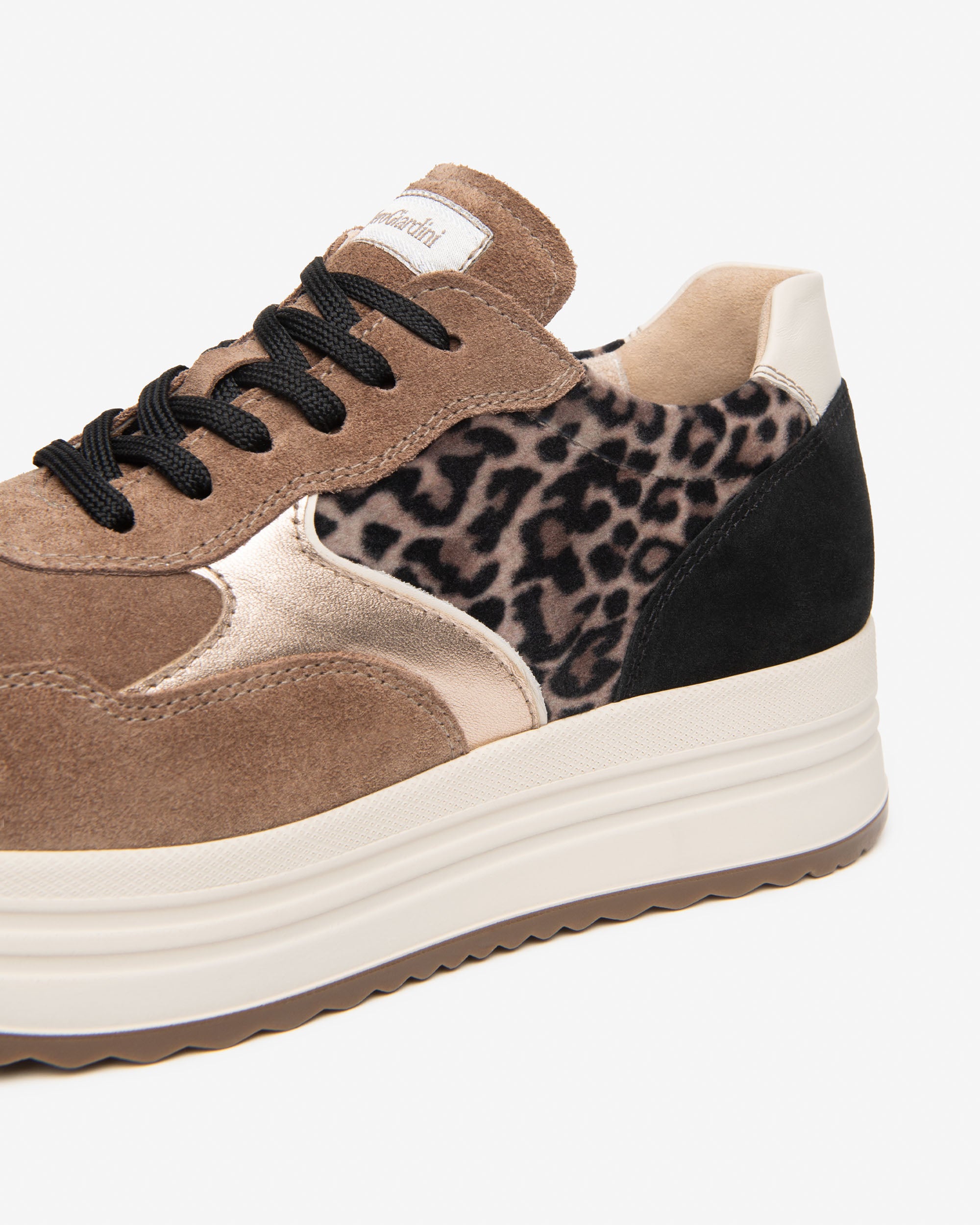 Nerogiardini Sneakers Femme Plateforme 45 mm Animalier