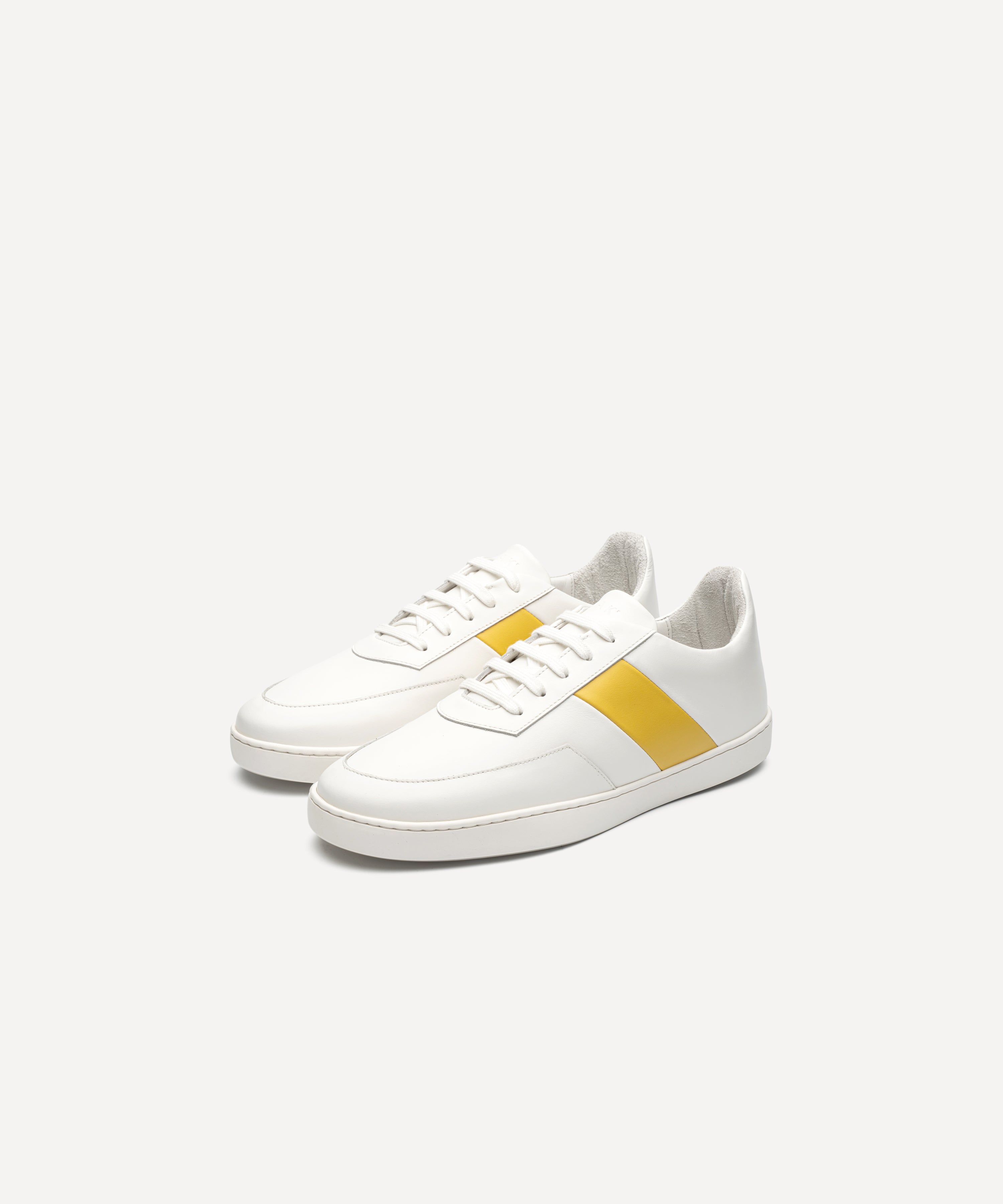 JAK Atlas Low II White Yellow sneakers cuir