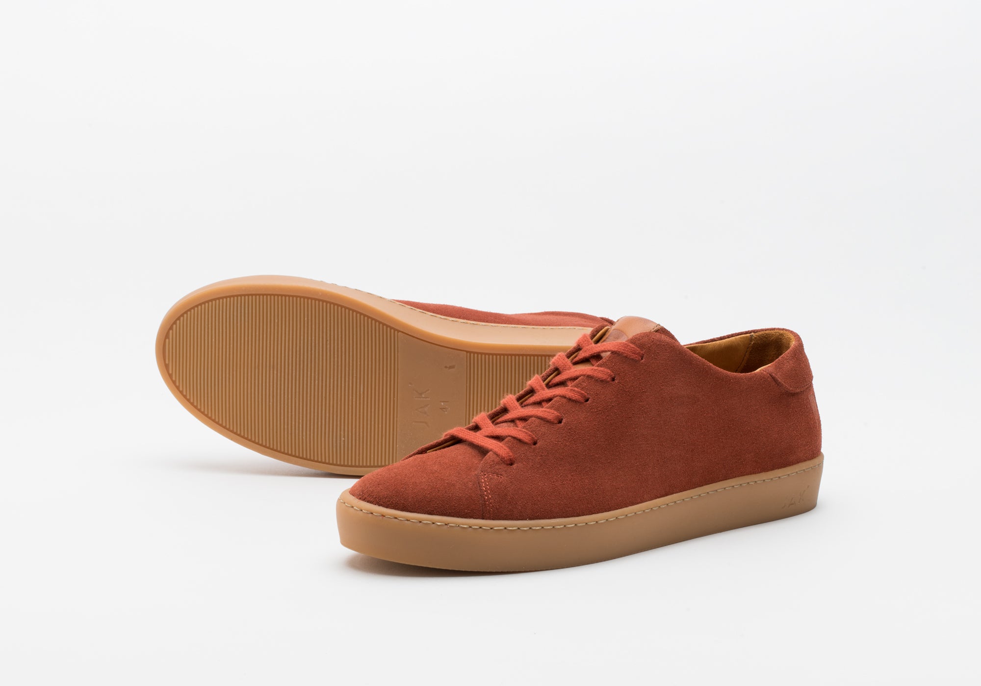 JAK Legacy sneakers daim Rust 40 semelle caoutchouc