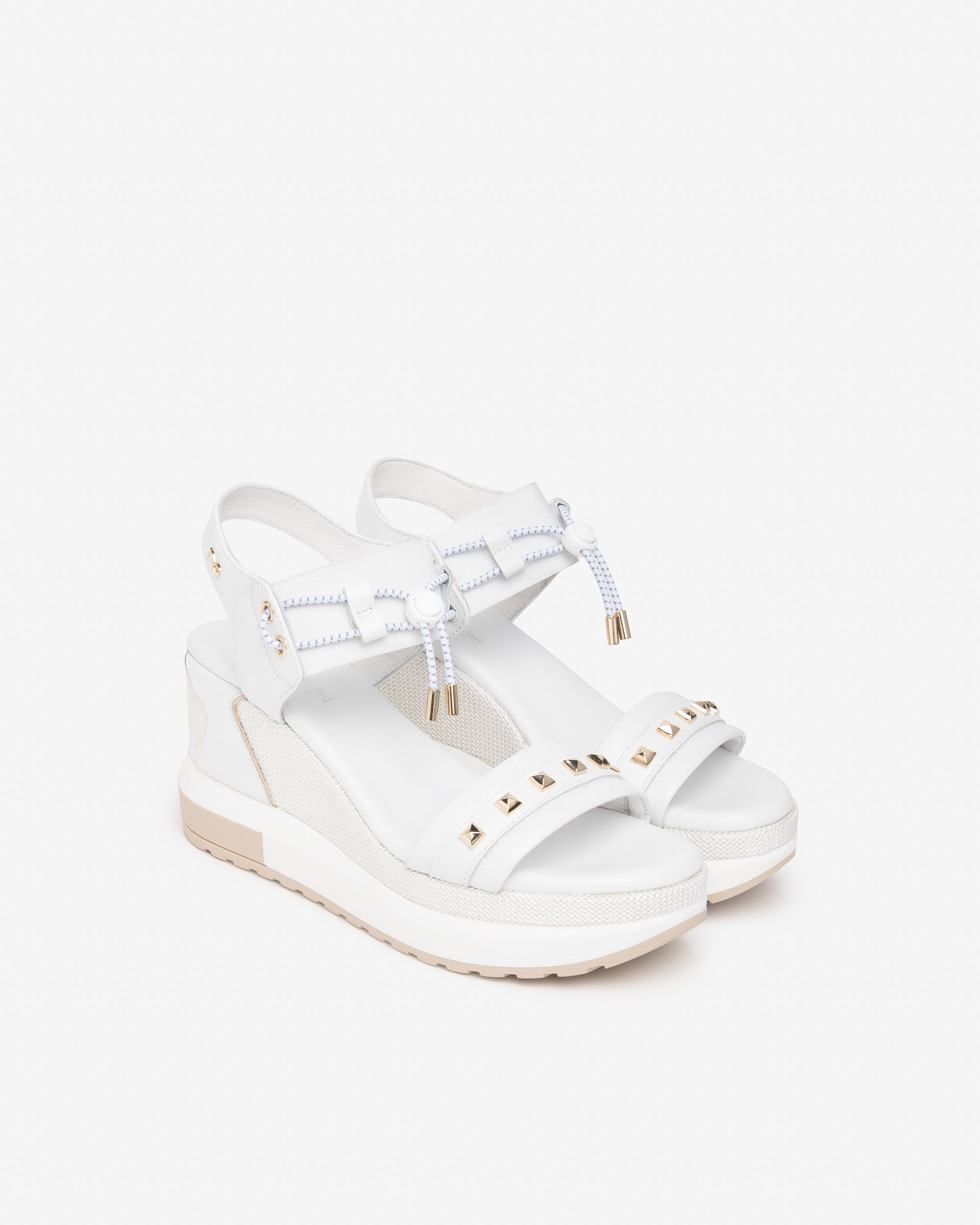 NeroGiardini Sandales Femme Cuir Toile Nu-pieds 38