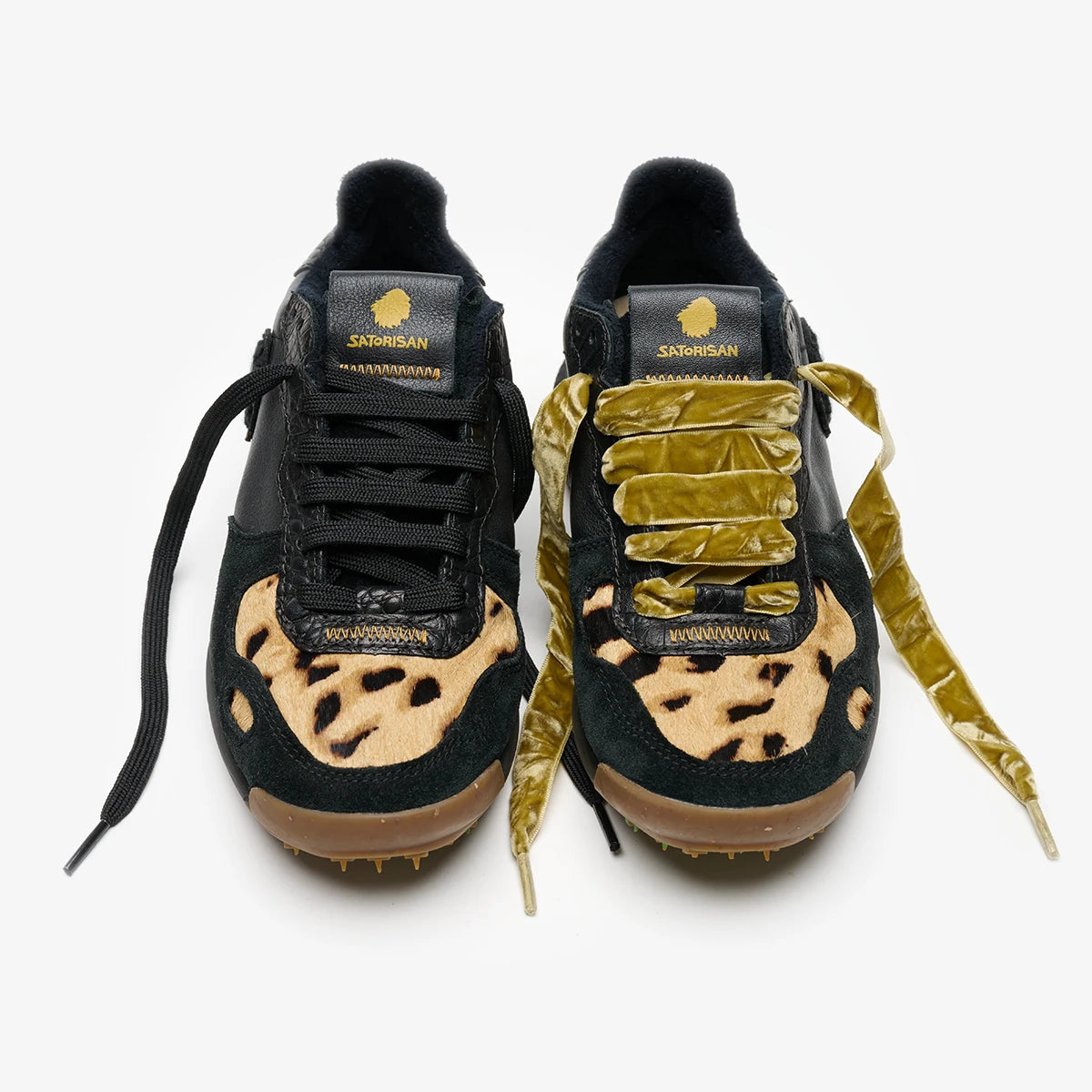 Satorisan Chacrona Premium Black Pantera baskets cuir femme