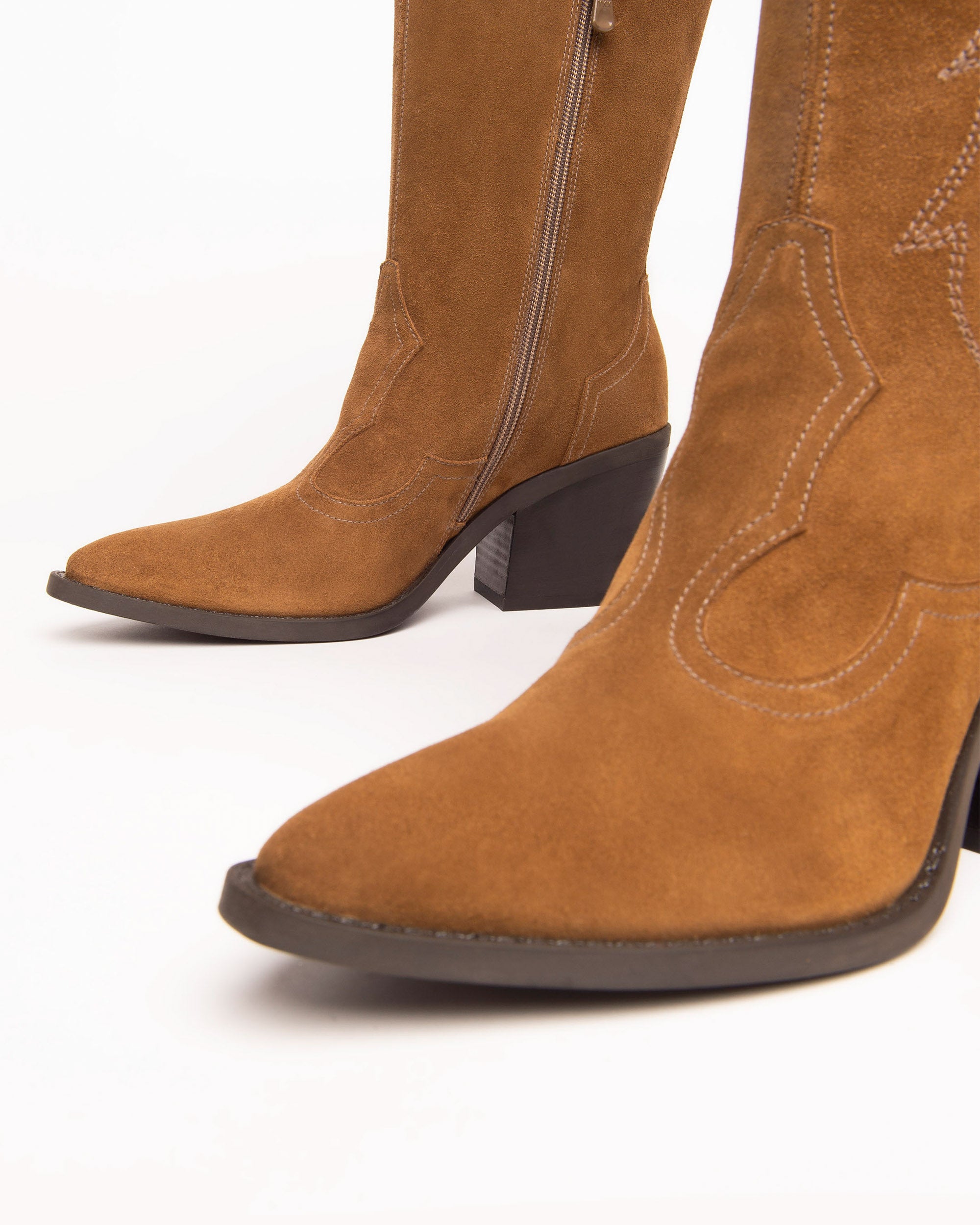NeroGiardini Bottes Femme Cuir Velours Confort Quotidien