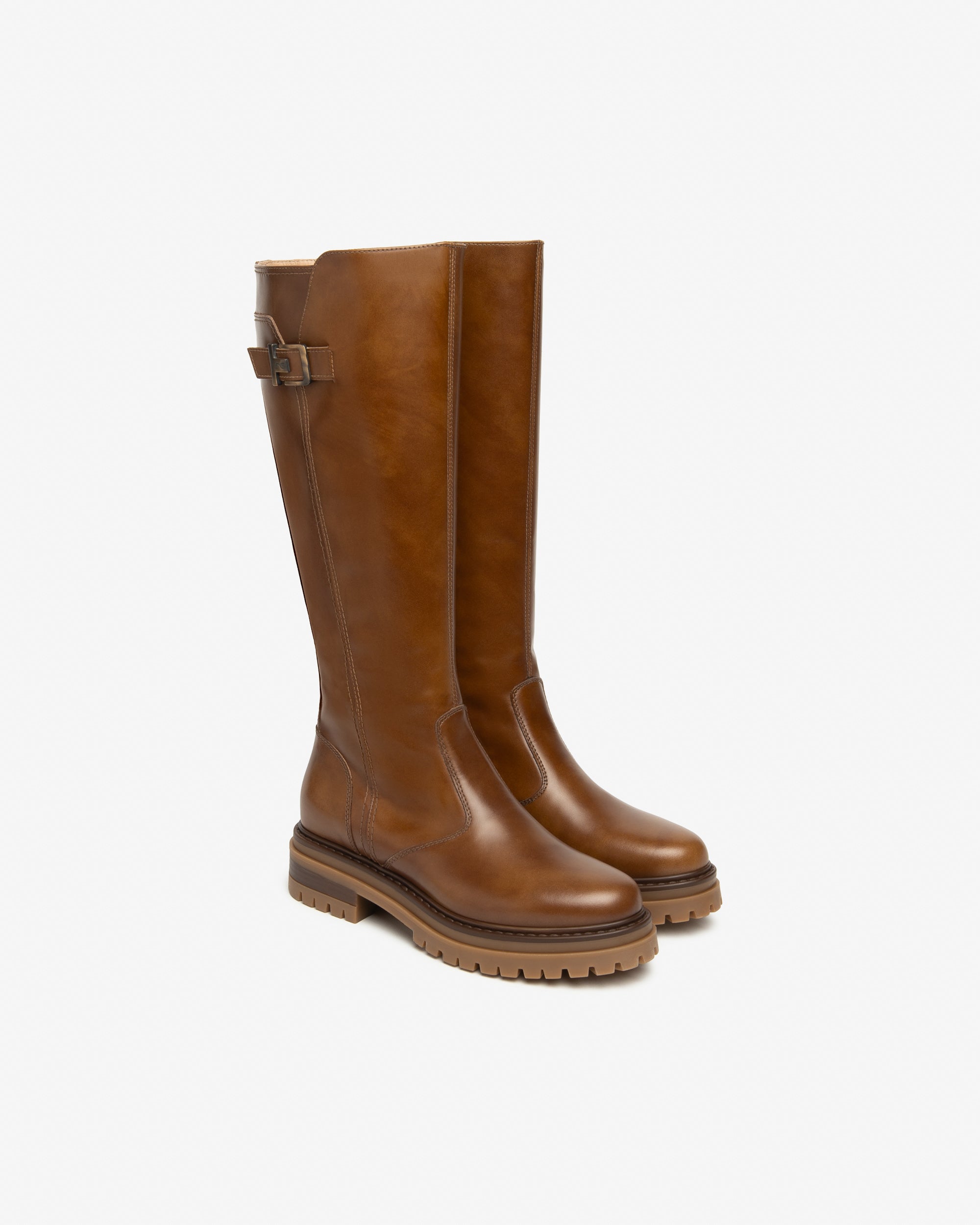 NeroGiardini Bottes bottes femme en cuir hiver