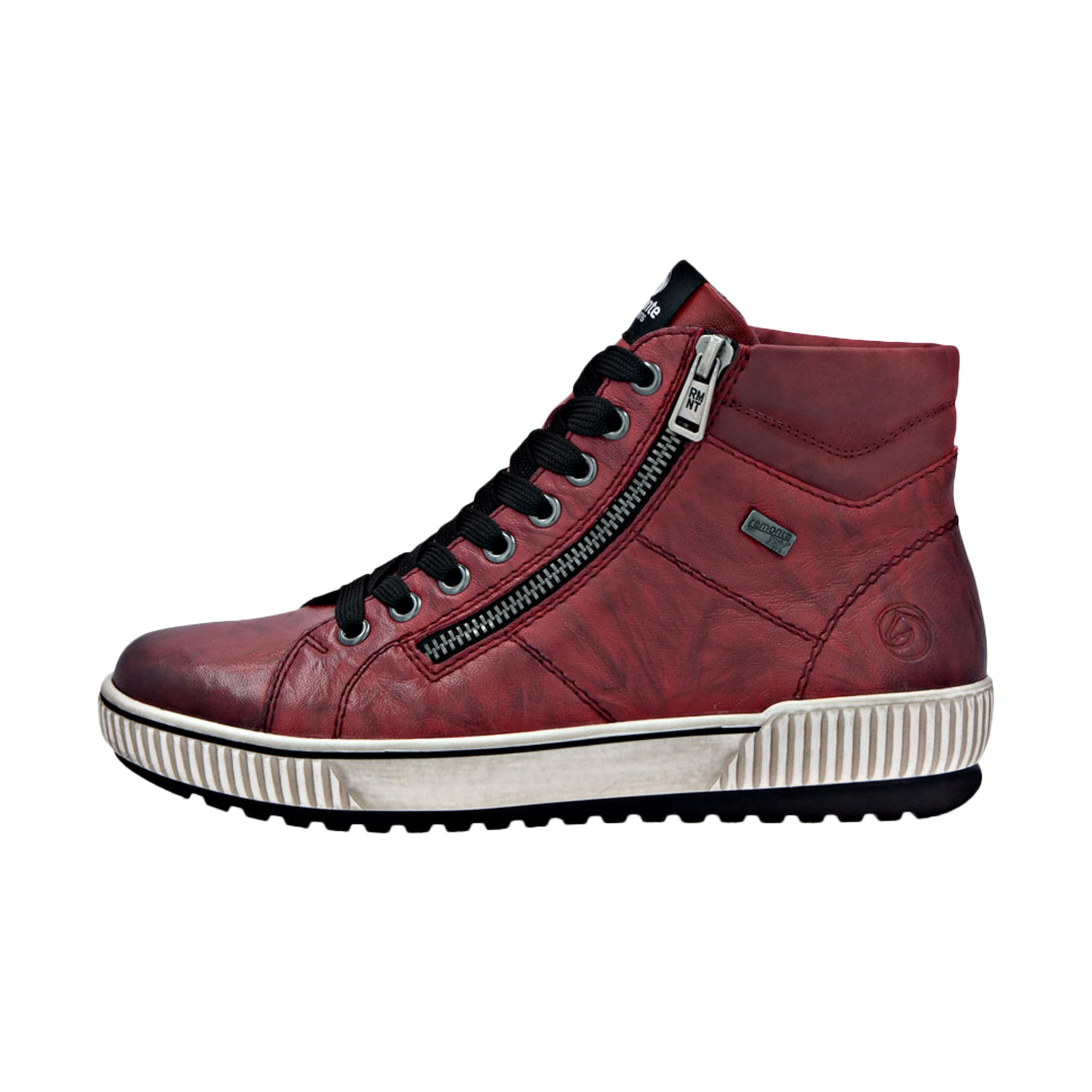 Remonte D0772 Bottes à Lacets Femme Rouge 39 EU