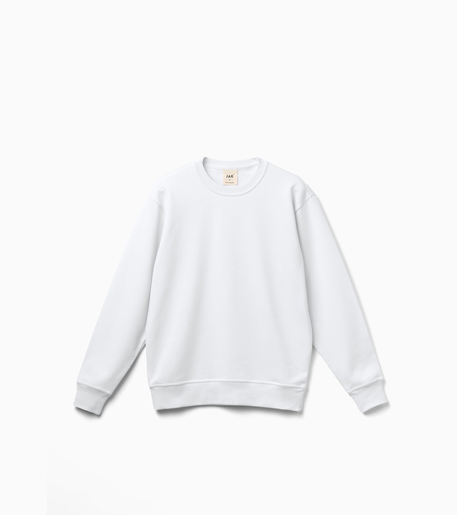 JAK Sweatshirt 01 sweat coton bio blanc 360 g