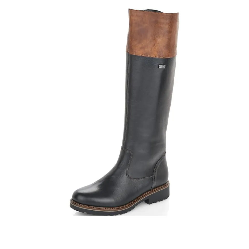 Remonte R6581 bottes hiver cuir zip TEX femme