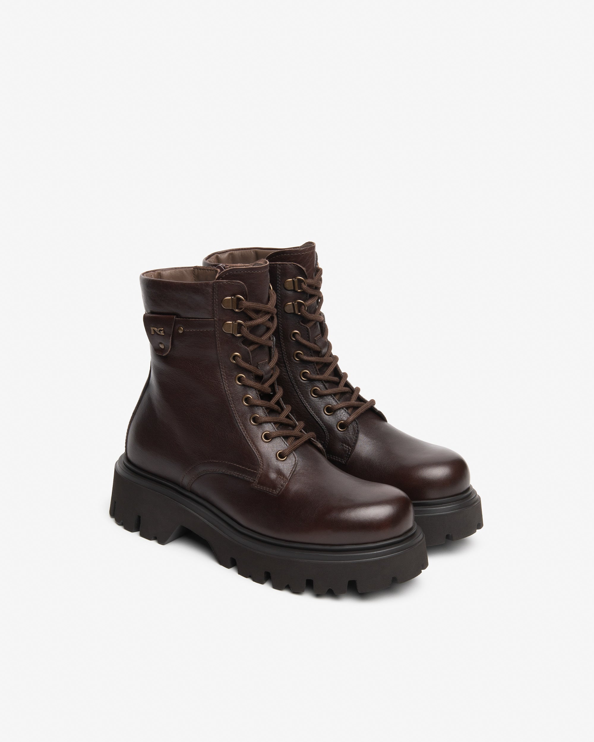 NeroGiardini Bottines Motardes Femme Cuir Zip 35-41