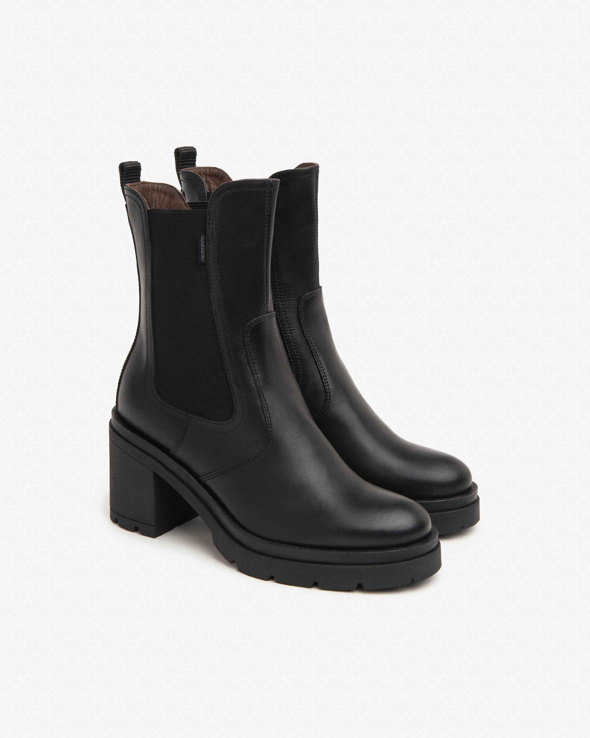 NeroGiardini Bottines Chelsea Femme Cuir Boots Hiver