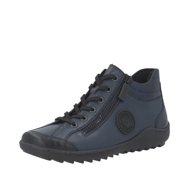 Remonte R1477 chaussures à lacets femme noir zip