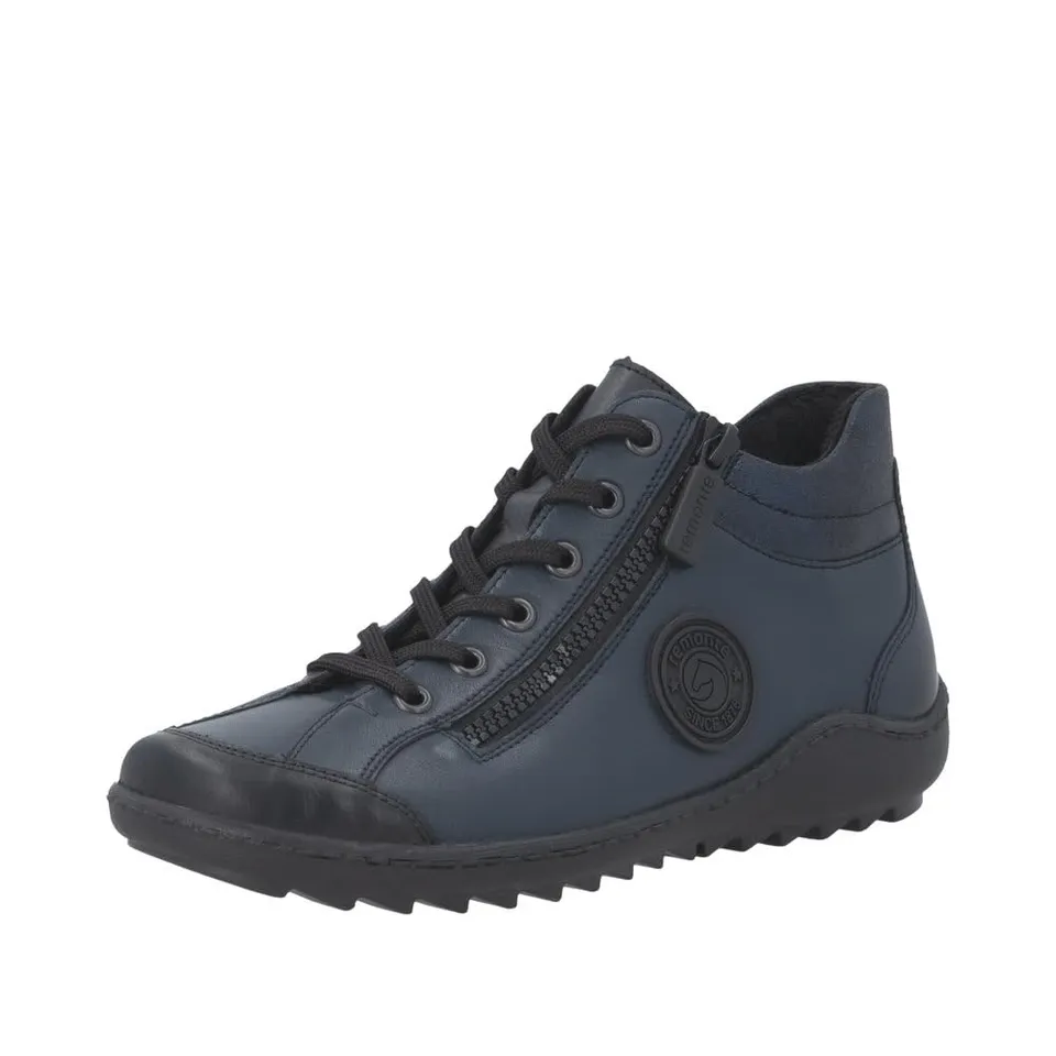Remonte R1477 chaussures à lacets femme noir zip