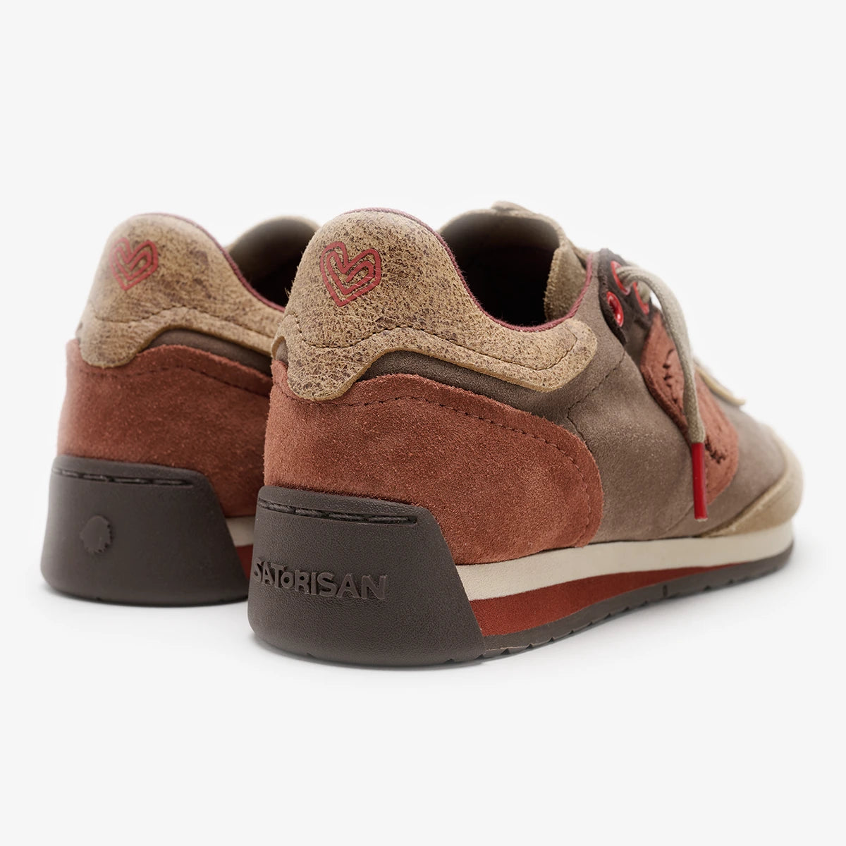 Satorisan Ensō Suede baskets beige natural unisexe