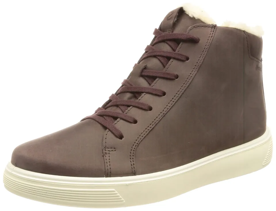 ECCO Street Tray basket homme cuir noir athleisure