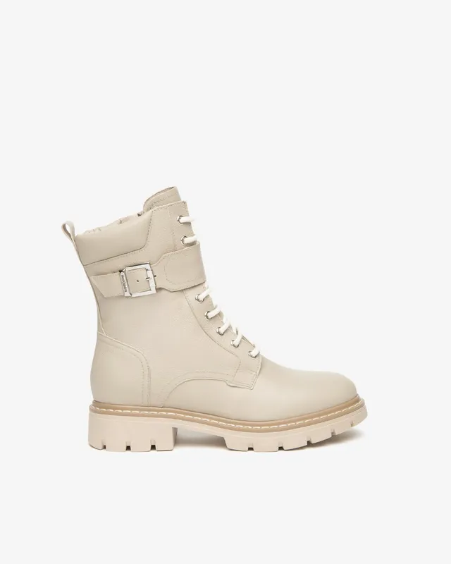 NeroGiardini Bottines Motardes Cuir Femme Hiver