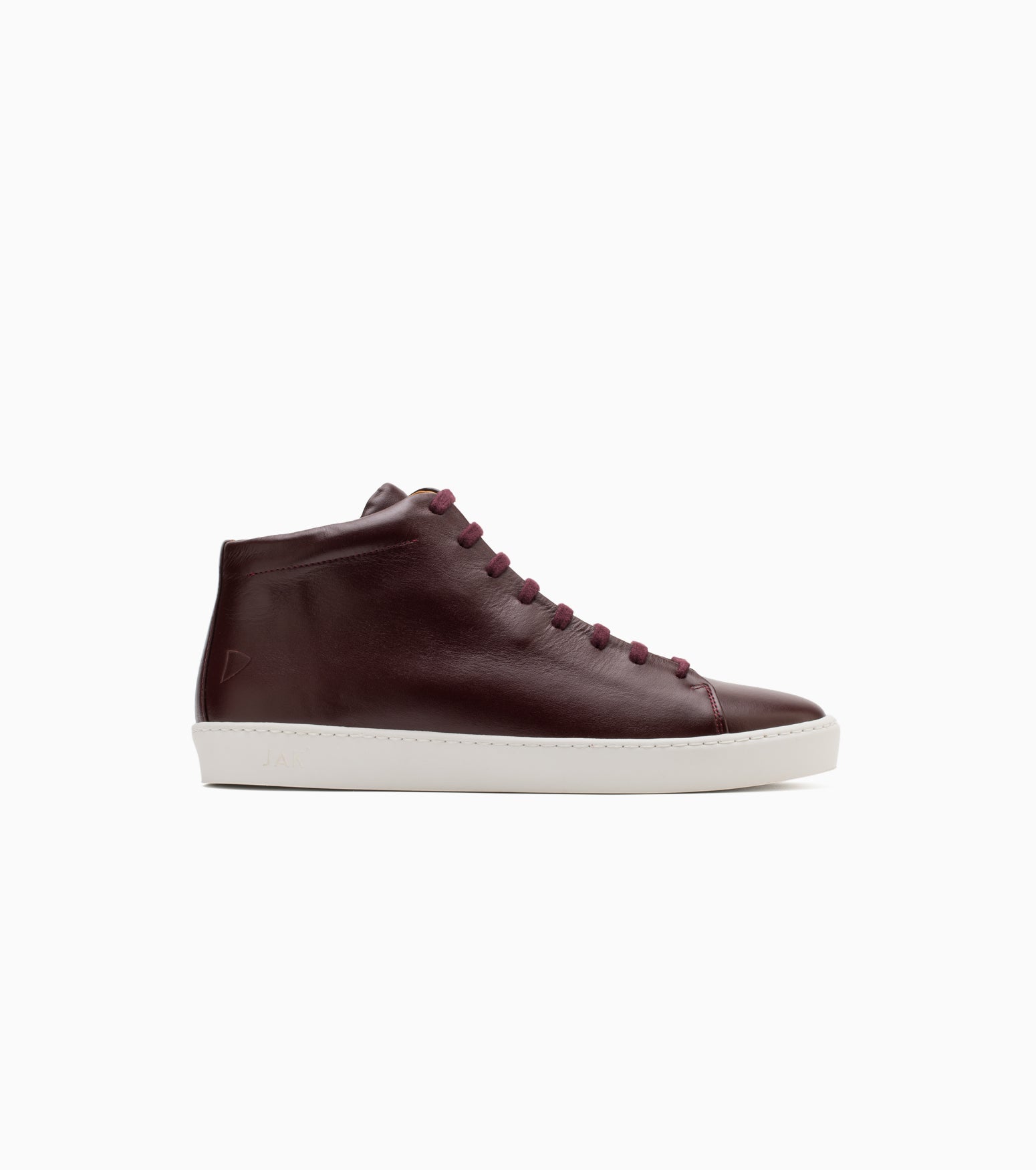 JAK Royal Hi Bordeaux sneakers cuir montant bordeaux