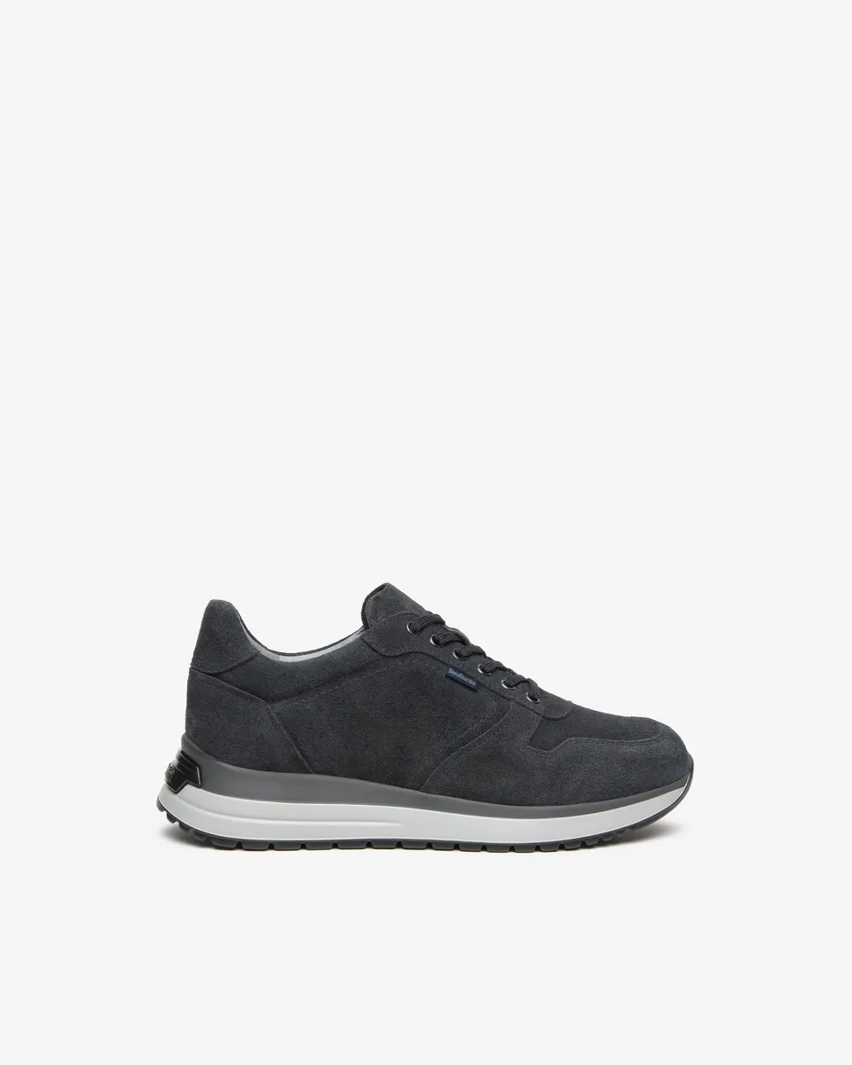 NeroGiardini Sneakers Homme Daim Laçage Semelle Caoutchouc