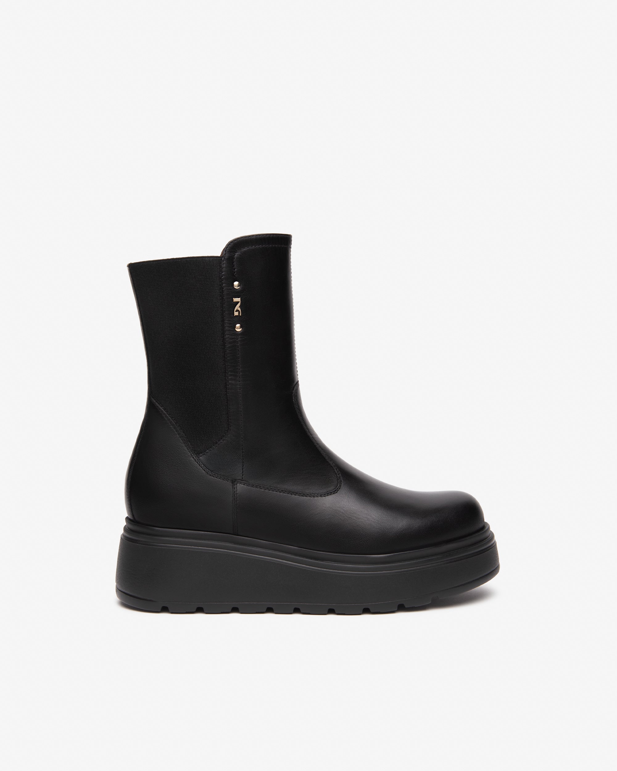 NeroGiardini Bottines Femme Cuir Tissu Confort